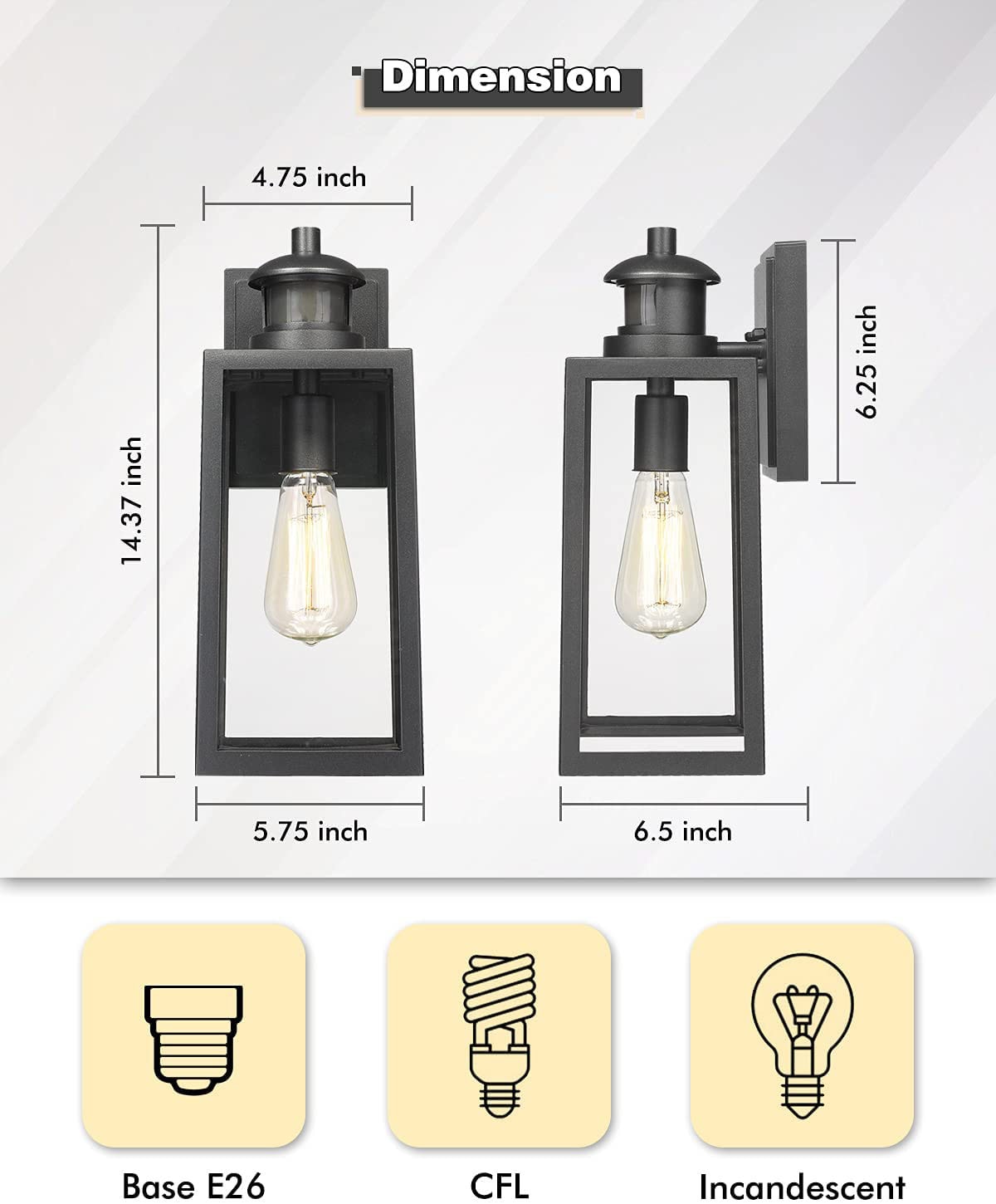 LTMATE LS4FW25B-SE-2PK Outdoor-Wall-Lighting - View #4