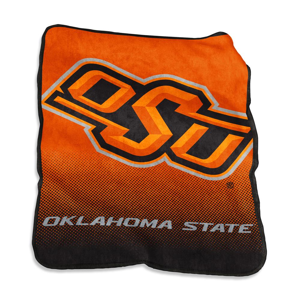 Oklahoma State Cowboys Raschel Throw Blanket