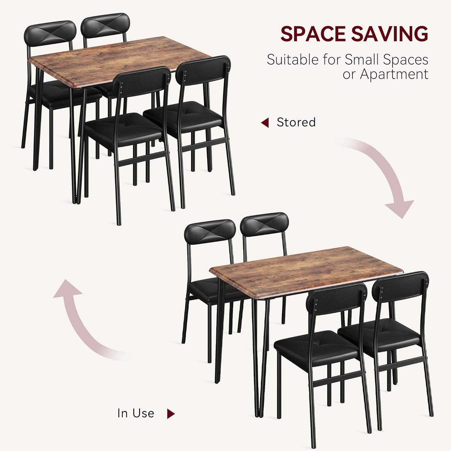 Qeetex DHZ-PHO-0ZLAFJX5 Dining-Sets - View #6