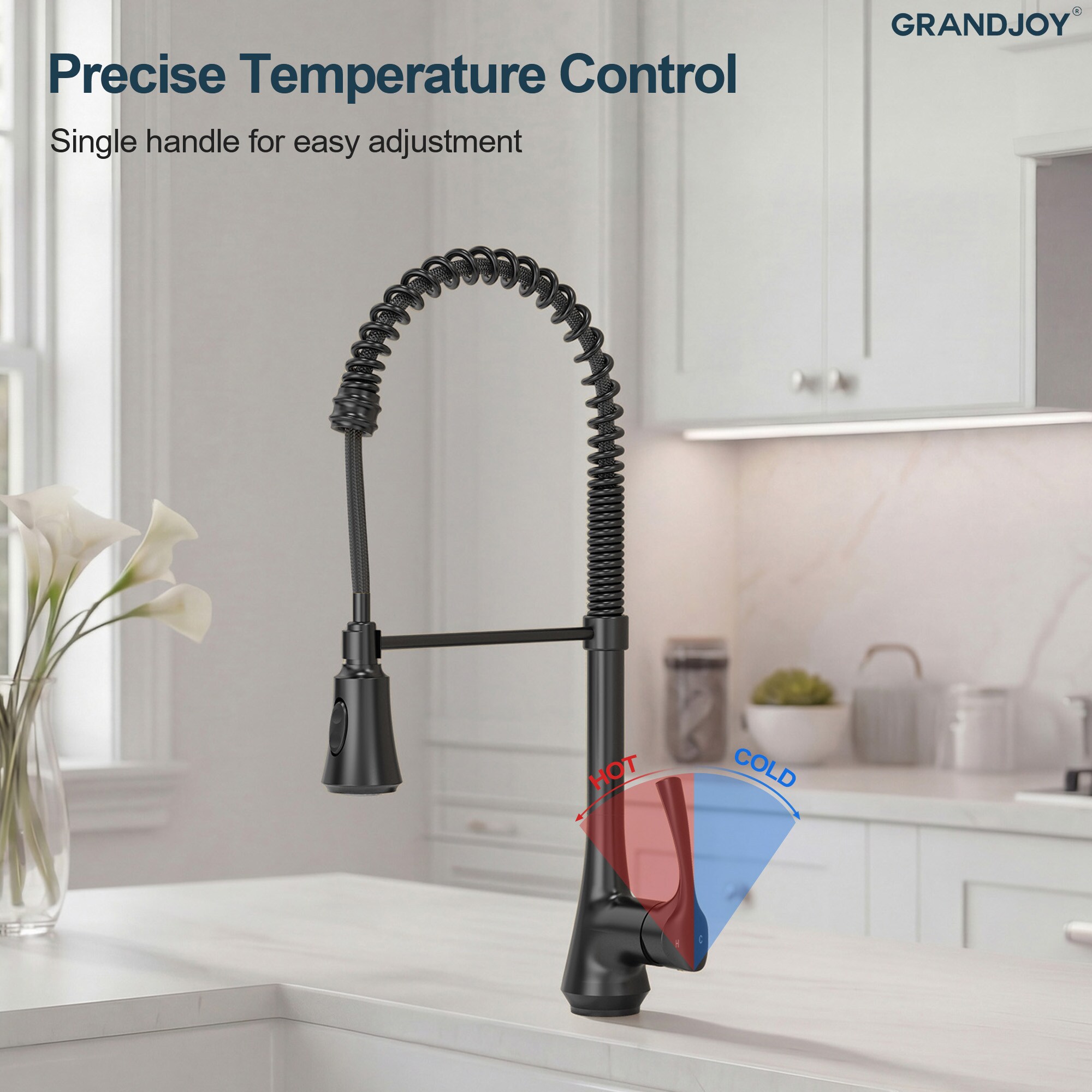 GRANDJOY GJ12-KF99K-BL Kitchen-Faucets - View #9