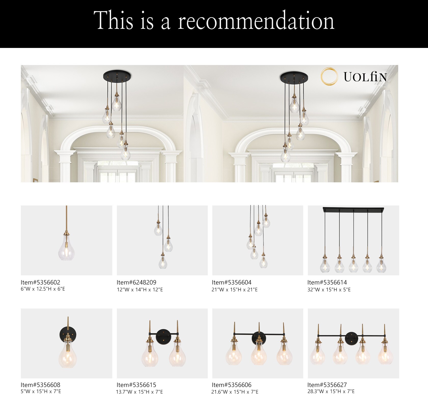 Uolfin QVVBMBUO68H578 Pendant-Lights - View #15