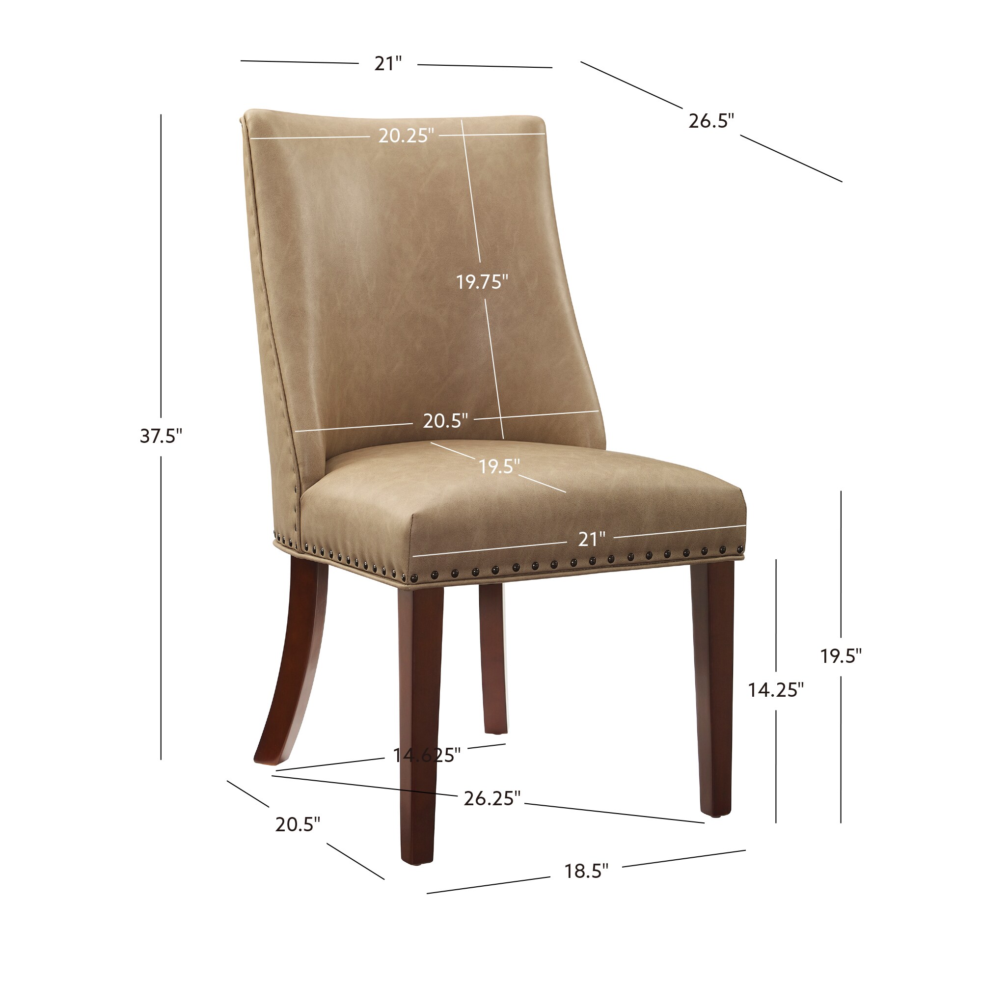 Linon PLWS744 Dining-Chairs - View #5