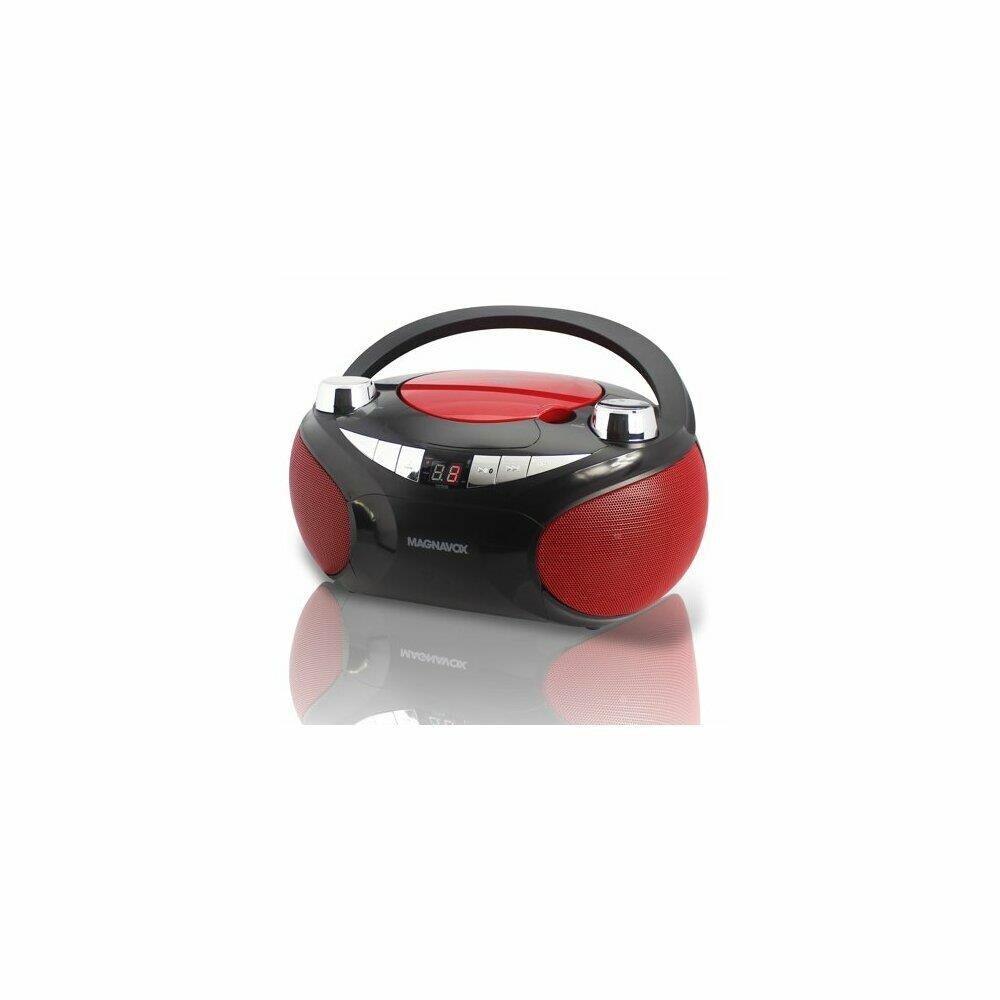 Magnavox OCI12237  MD6949 Red Cd Boom Box with Am and Fm Stereo Radio