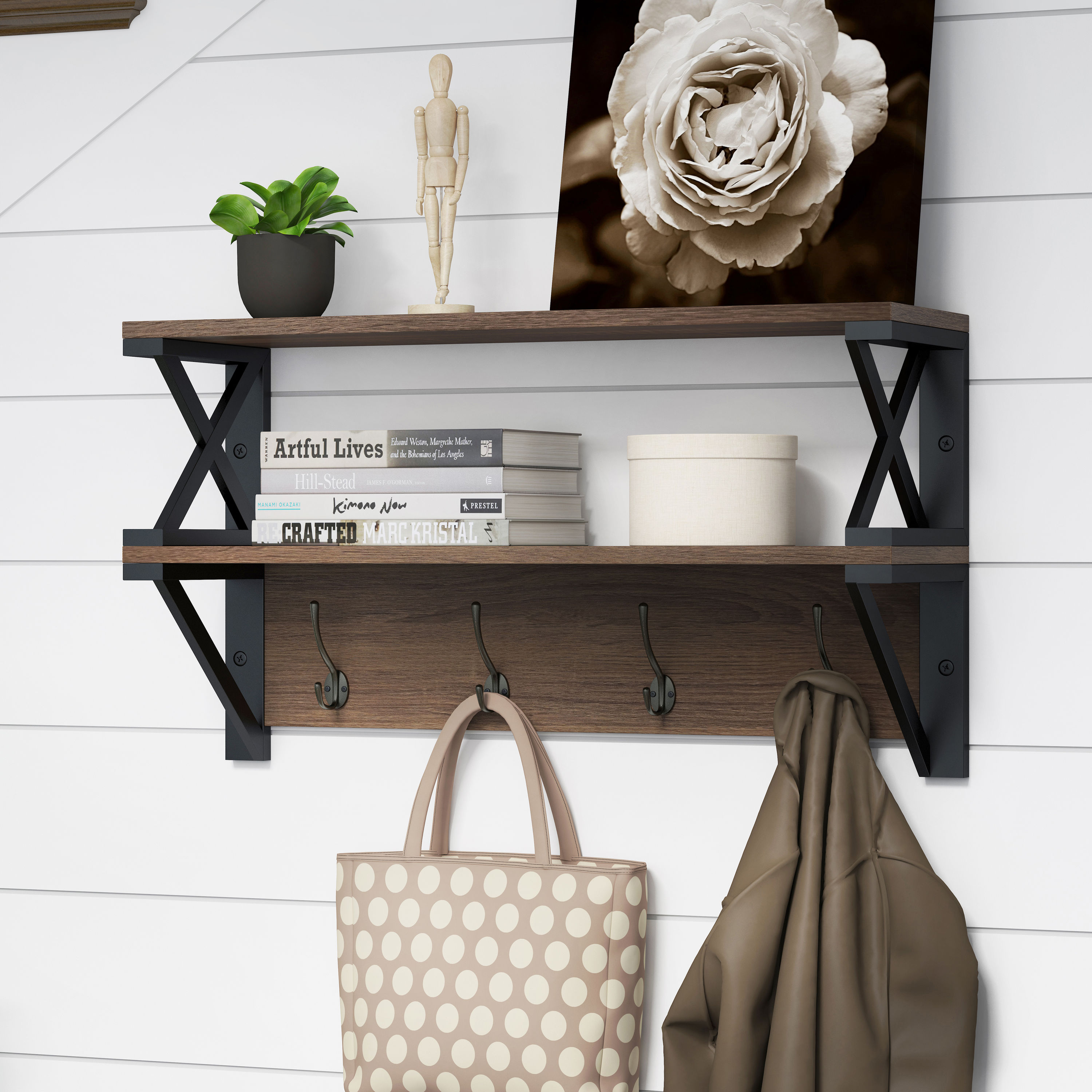 Floating shelf Wall Mounted Shelving at Lowes.com
