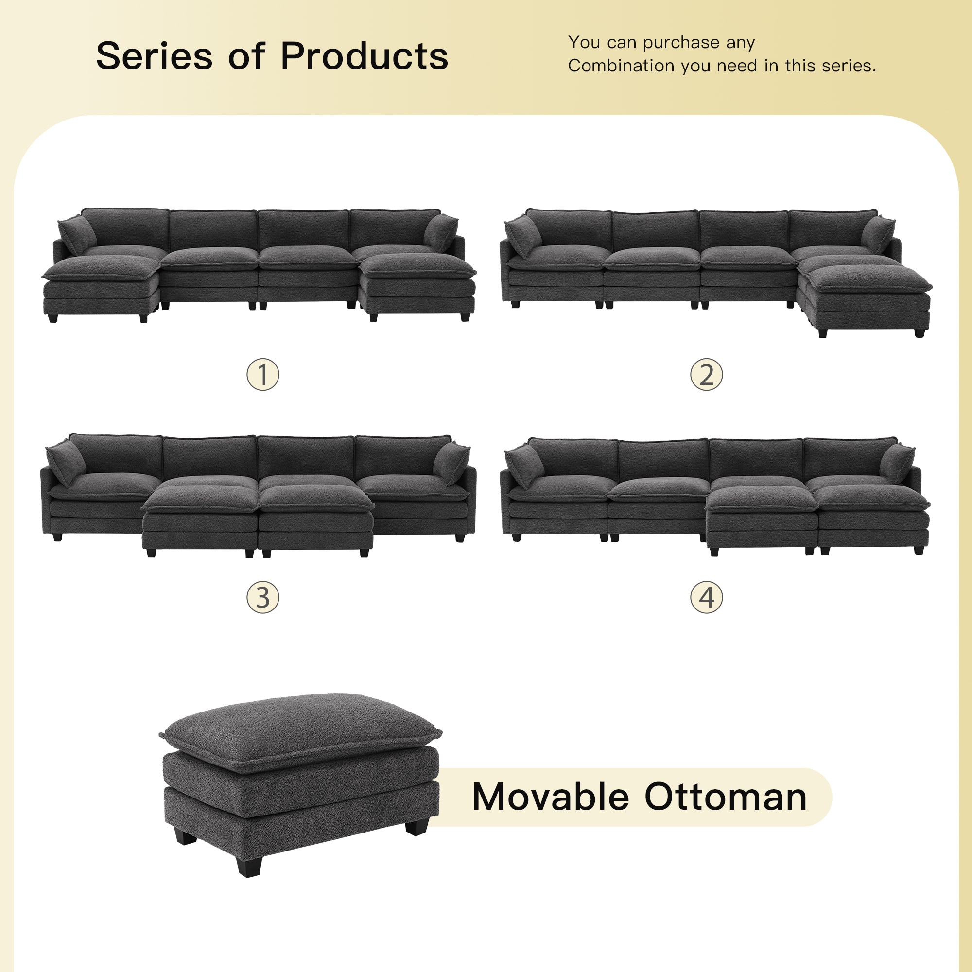 JEAREY YSG-72-WD Sofas-Loveseats - View #8