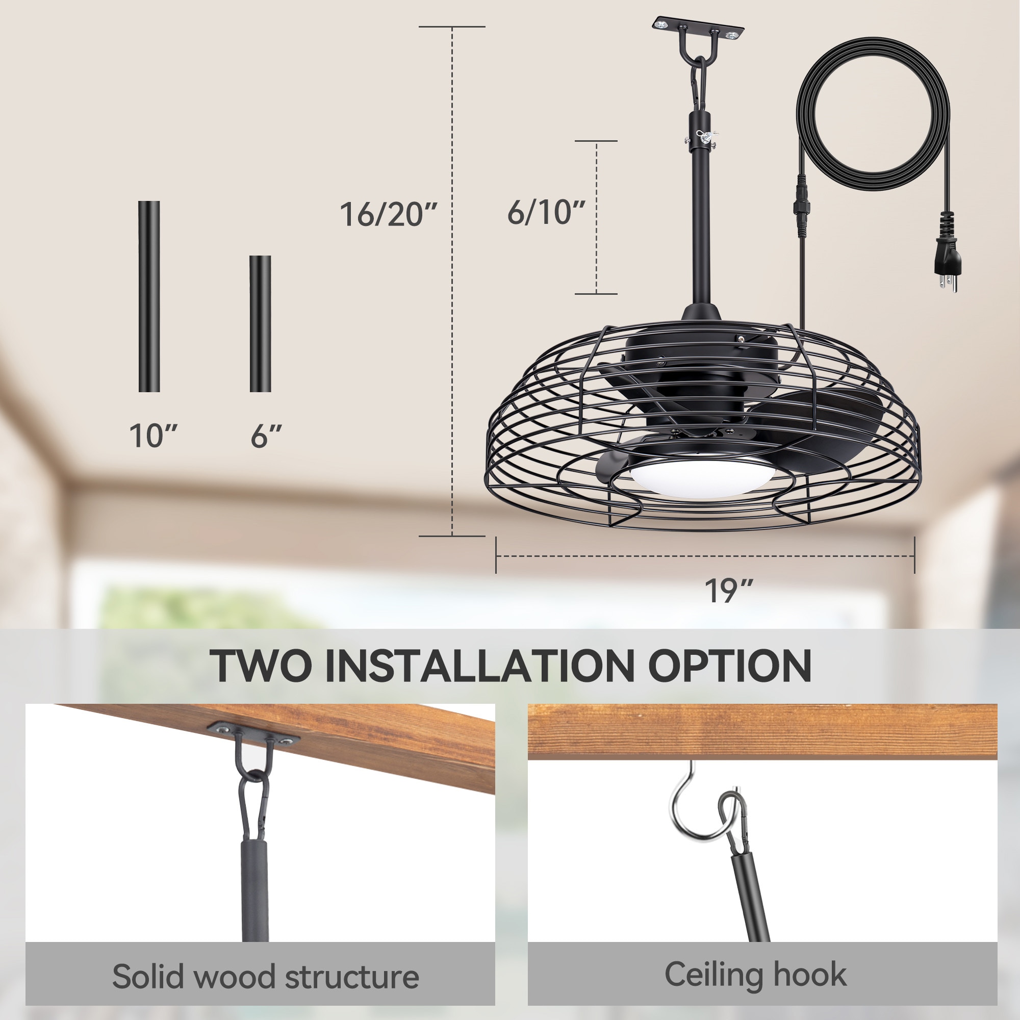 Breezary 37014-BK Ceiling-Fans - View #9