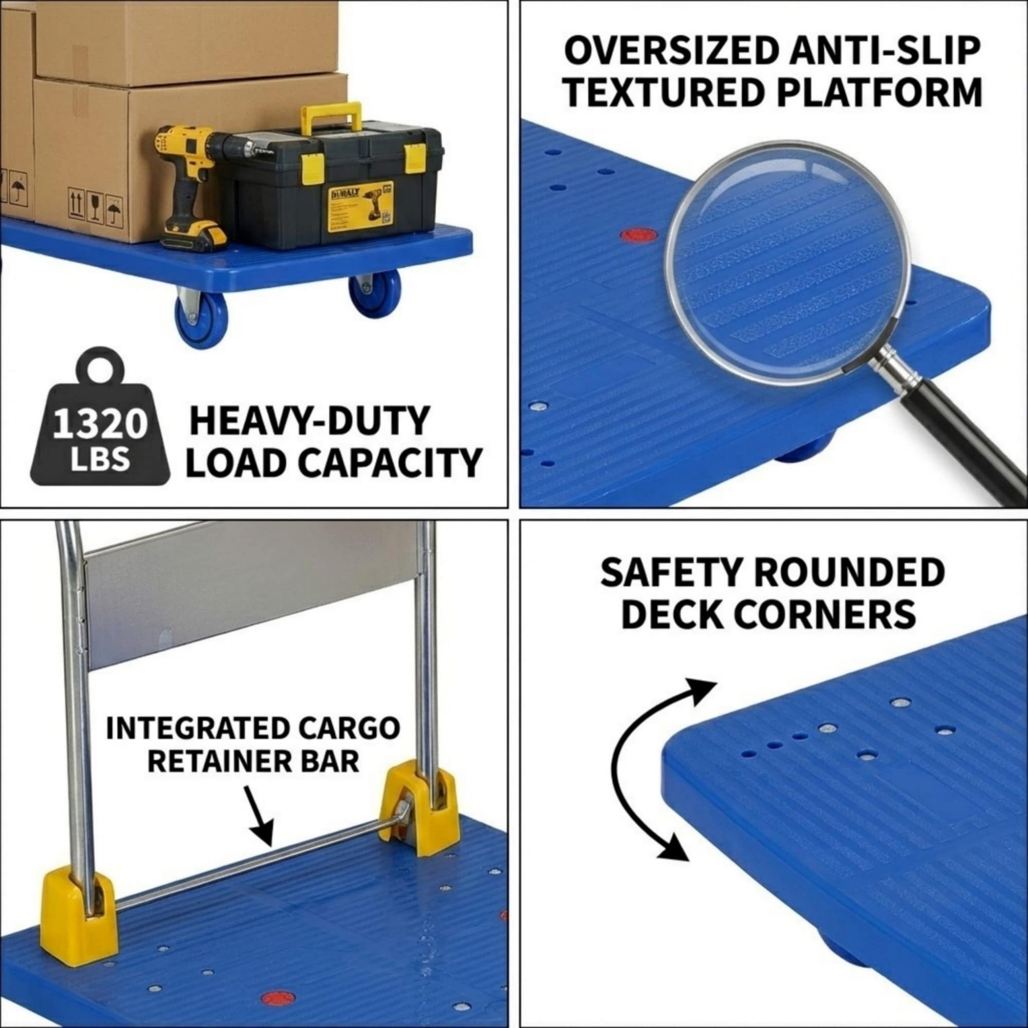 Adrinfly LAD0415HG48 Hand-Truck-Dollies - View #6