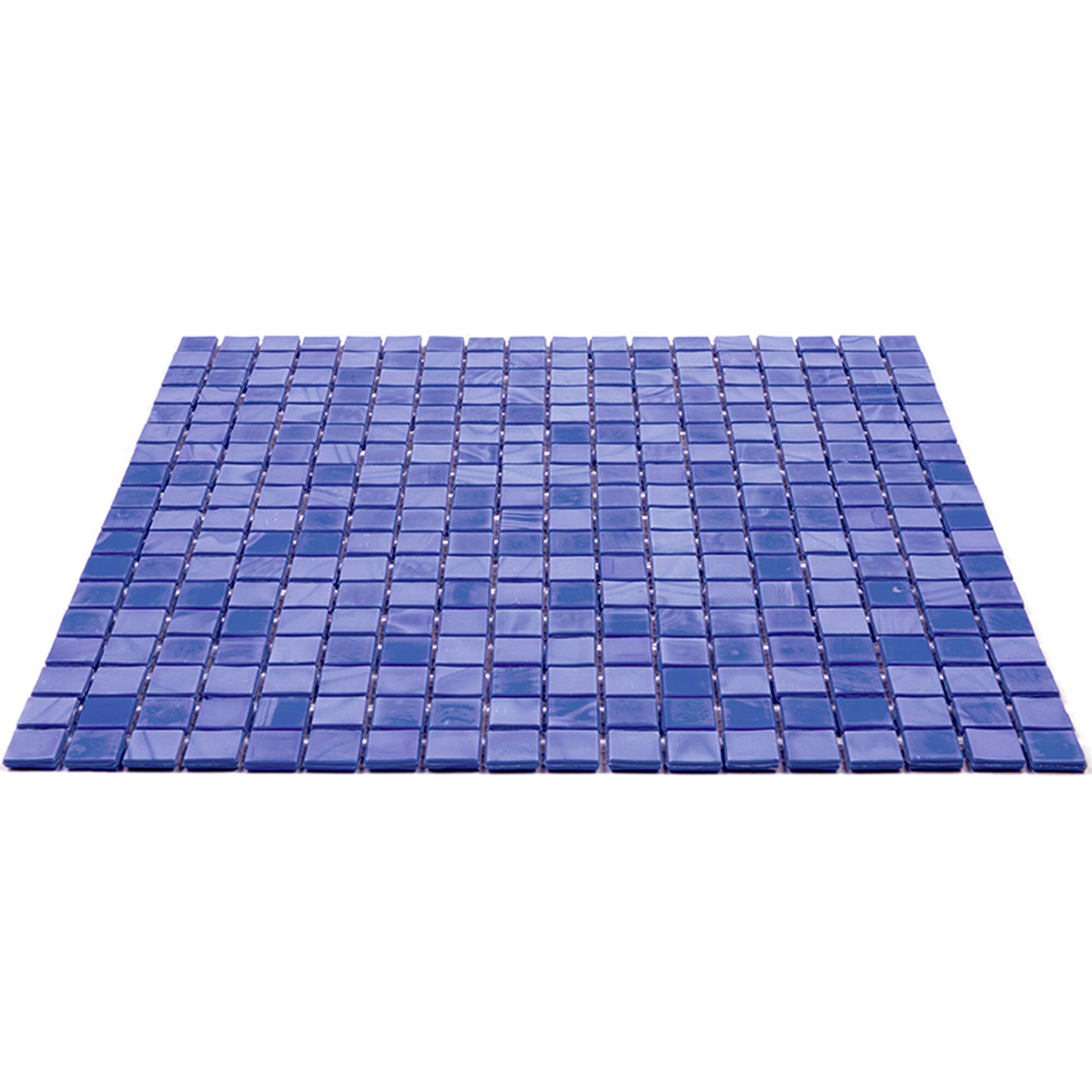 Neon Blue Glass Mosaic Wall and Floor Tile