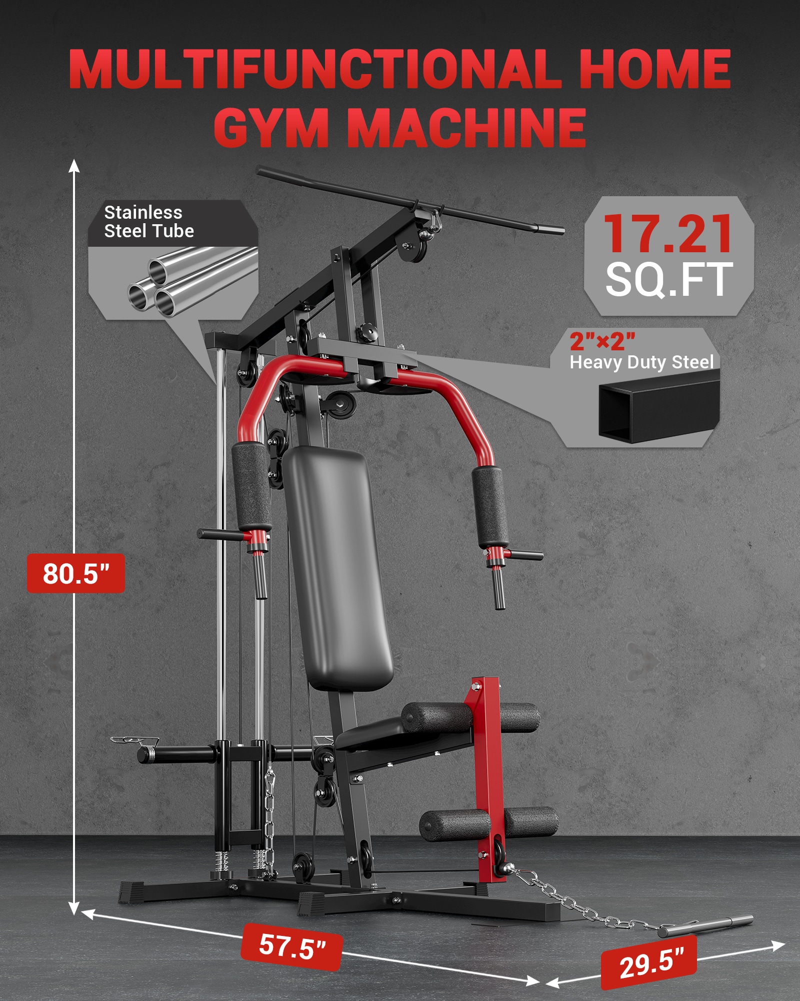 GarveeLife C3H-OALIUL-PMIH2GZI Lat-Pull-Down-Machines - View #5