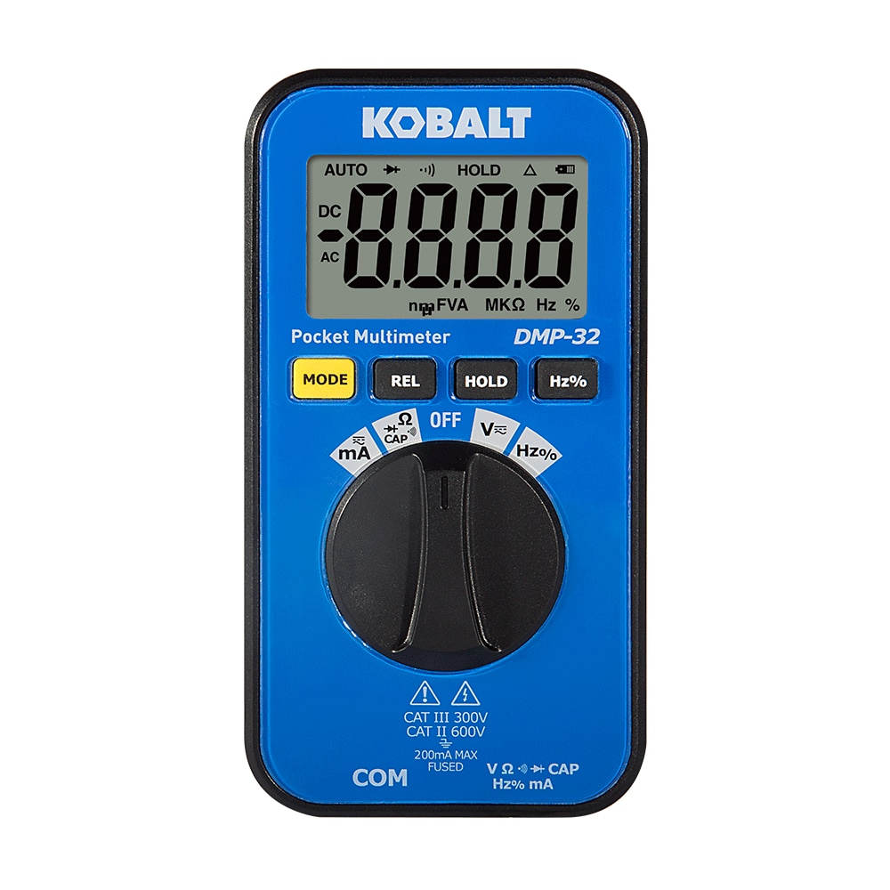 Kobalt Digital Multimeter 0.2 Amp 600V-Volt in the Multimeters
