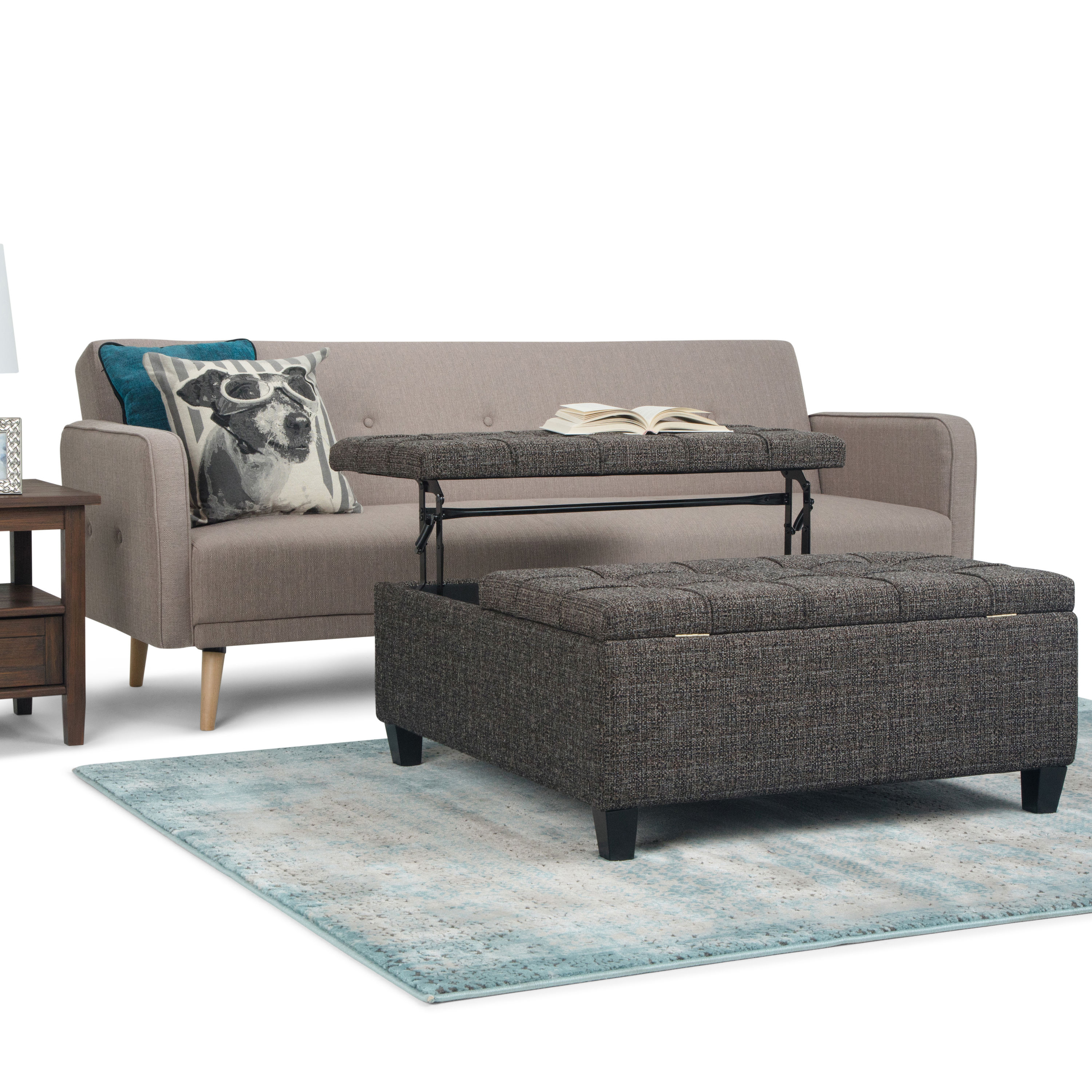 Simpli Home AXCOT-265-DGR Indoor-Ottomans - View #10