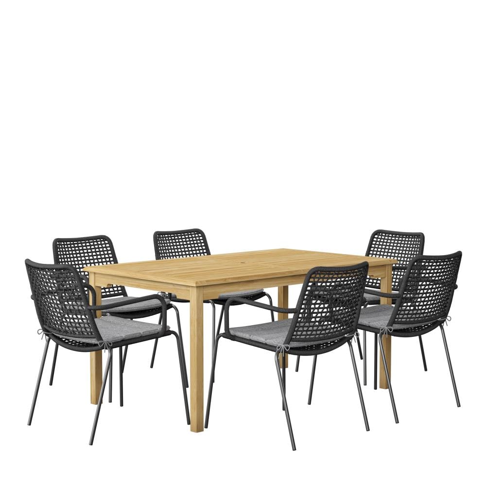 Amazonia MALRET6OBEBKGROU Patio-Dining-Sets - View #2