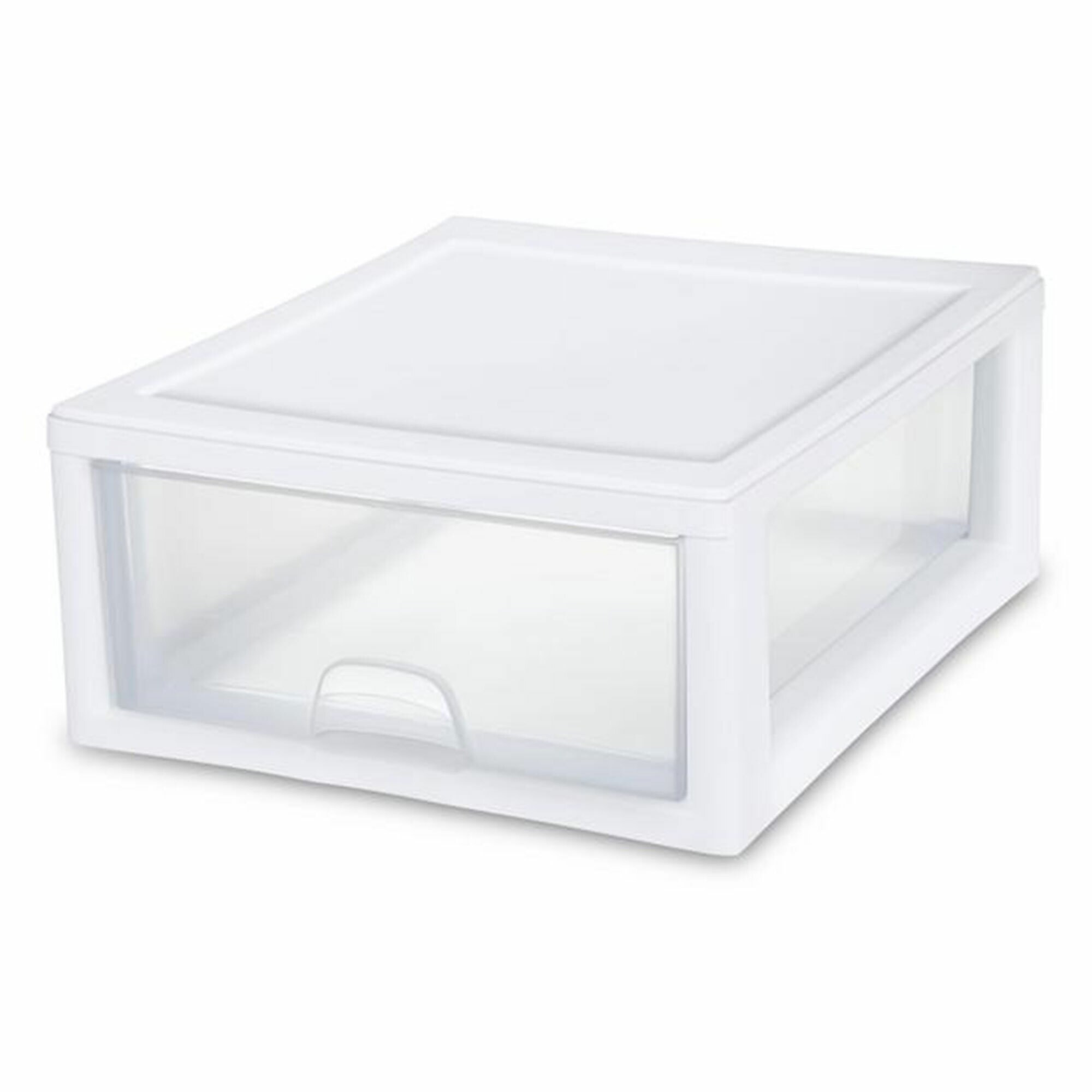 Sterilite Corporation 20-Pack 3-Drawers Clear Stackable Plastic Storage  Drawer 9.6-in H x 11-in W x 13.5-in D in the Storage Drawers department at