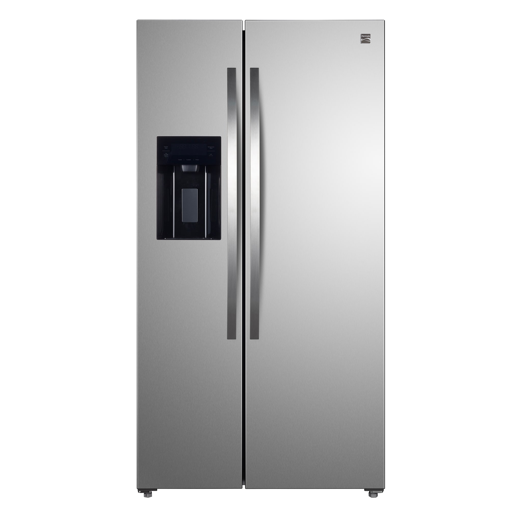 Kenmore 4651805 20-cu ft Counter-Depth Side-by-Side Refrigerator with Ice Maker ,Water and Ice Dispenser ( Stainless Steel ) ENERGY STAR Certified