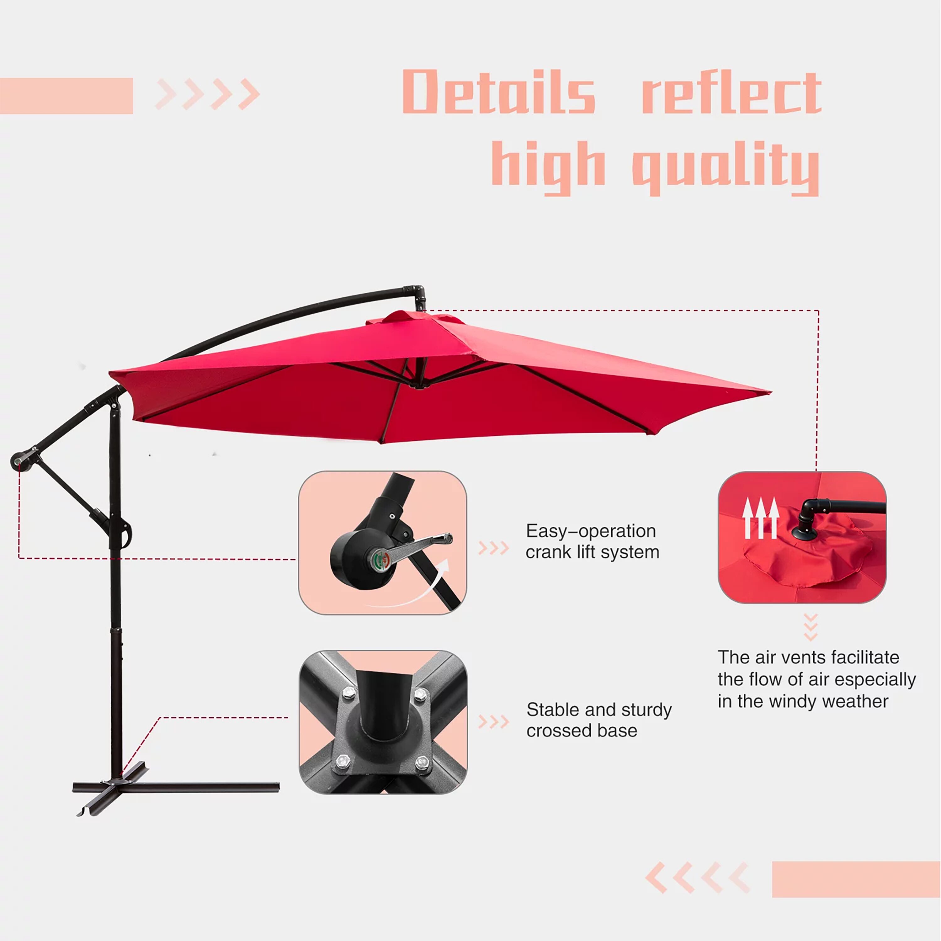 Vineego LS-BUB9331 Umbrellas-2 - View #2