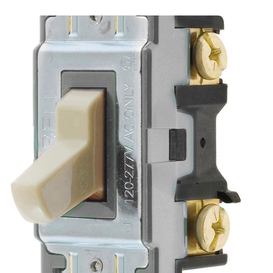 Hubbell CSB320IZ 15-Amp 3-Way Toggle Light Switch, Ivory