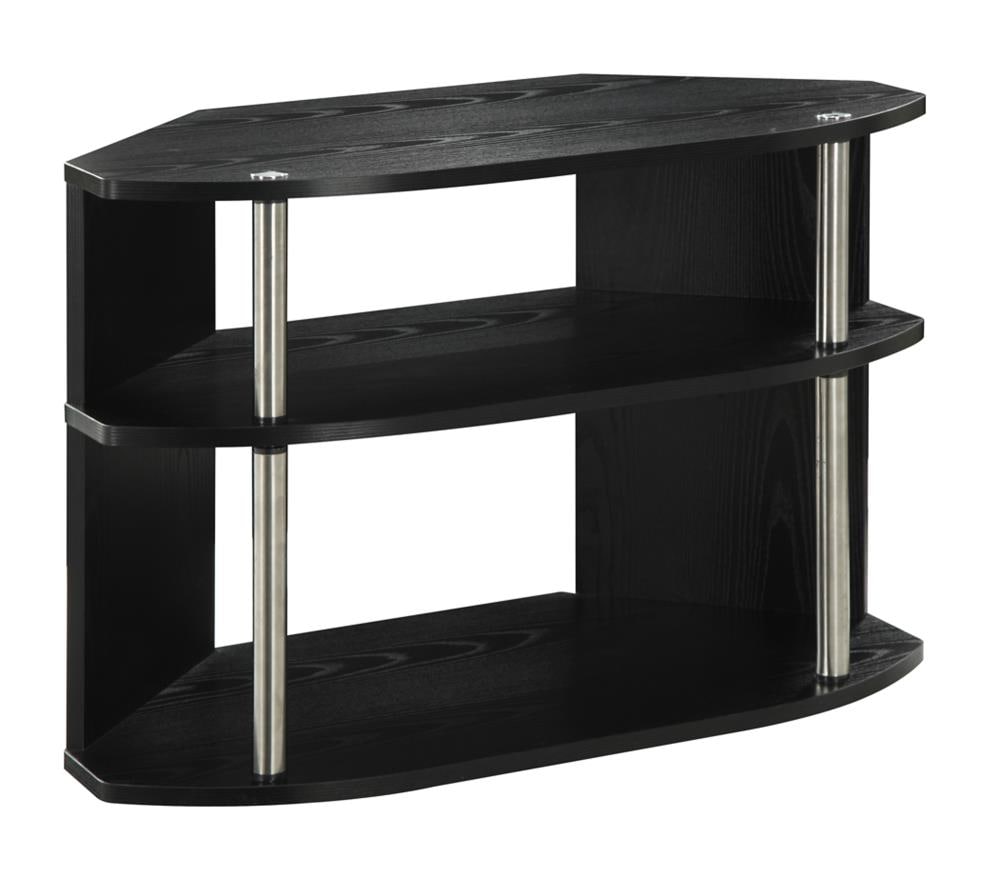 Convenience Concepts 151283 Designs2Go Modern/Contemporary Black Tv Stand (Accommodates TVs up to 32-in)