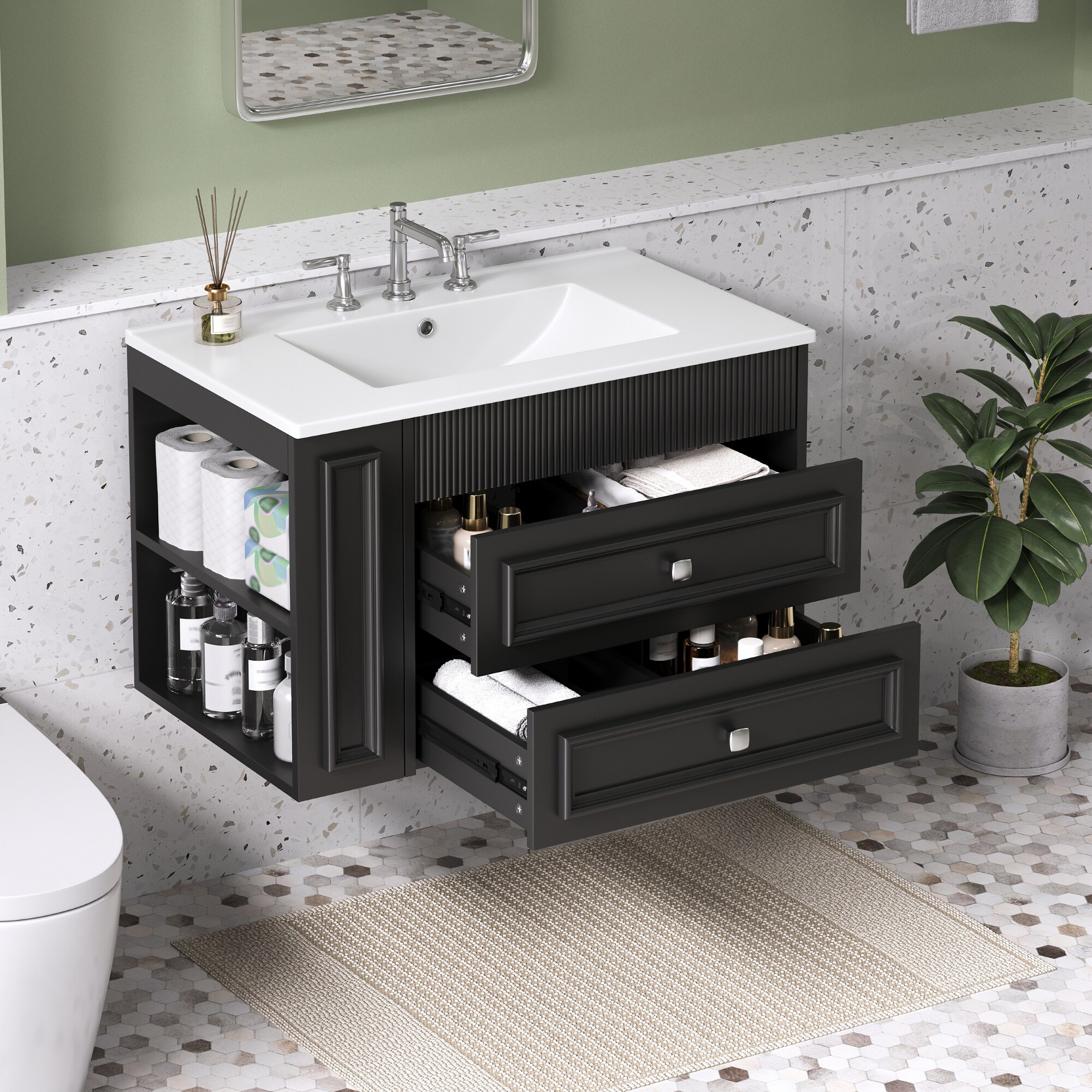 AAZJ 710-N710P334915B Bath-Vanity-Combo - View #3