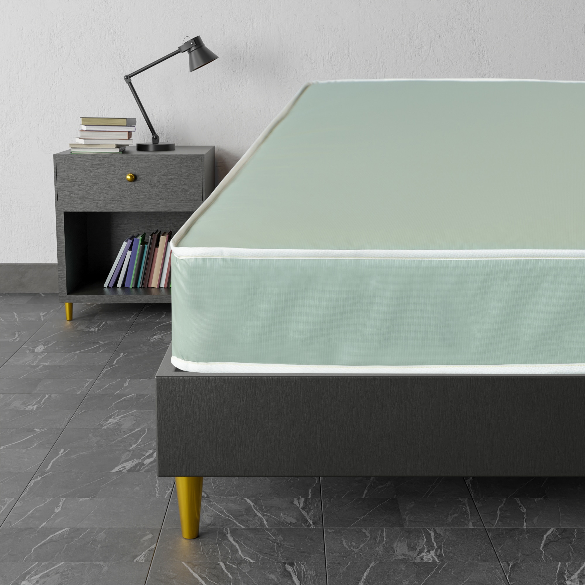 Glance PC102-6/6-1 8-in Medium King Hybrid Memory Foam/Coil Blend Mattress in a Box