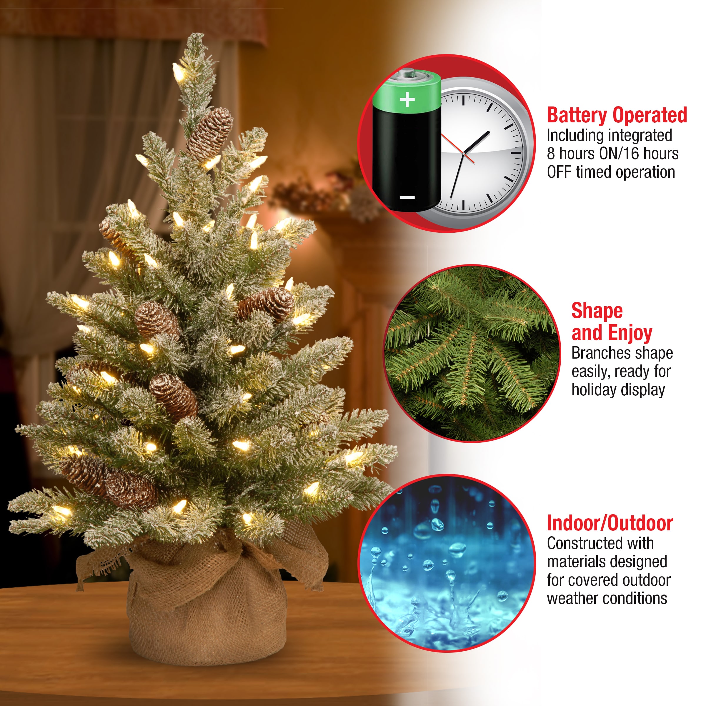 National Tree Company SR1-328-20-B1 Artificial-Christmas-Trees - View #7