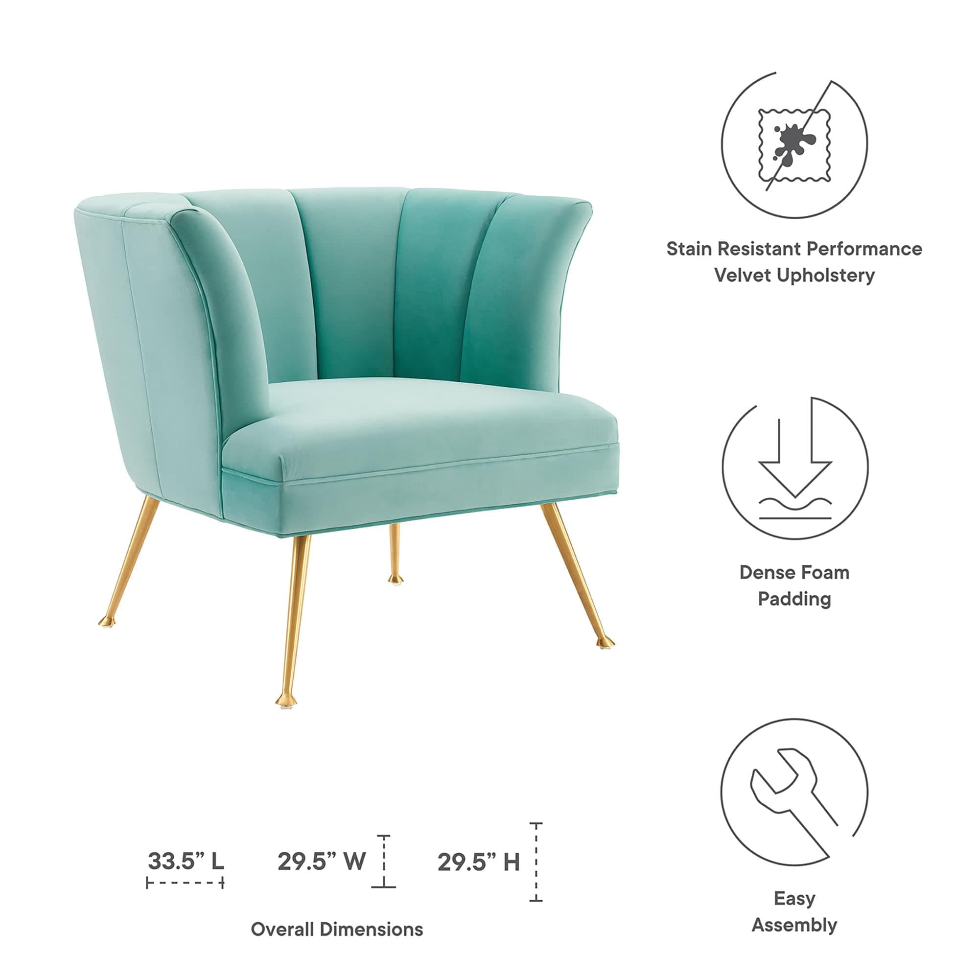 Modway EEI-5023-MIN chairs - View #2