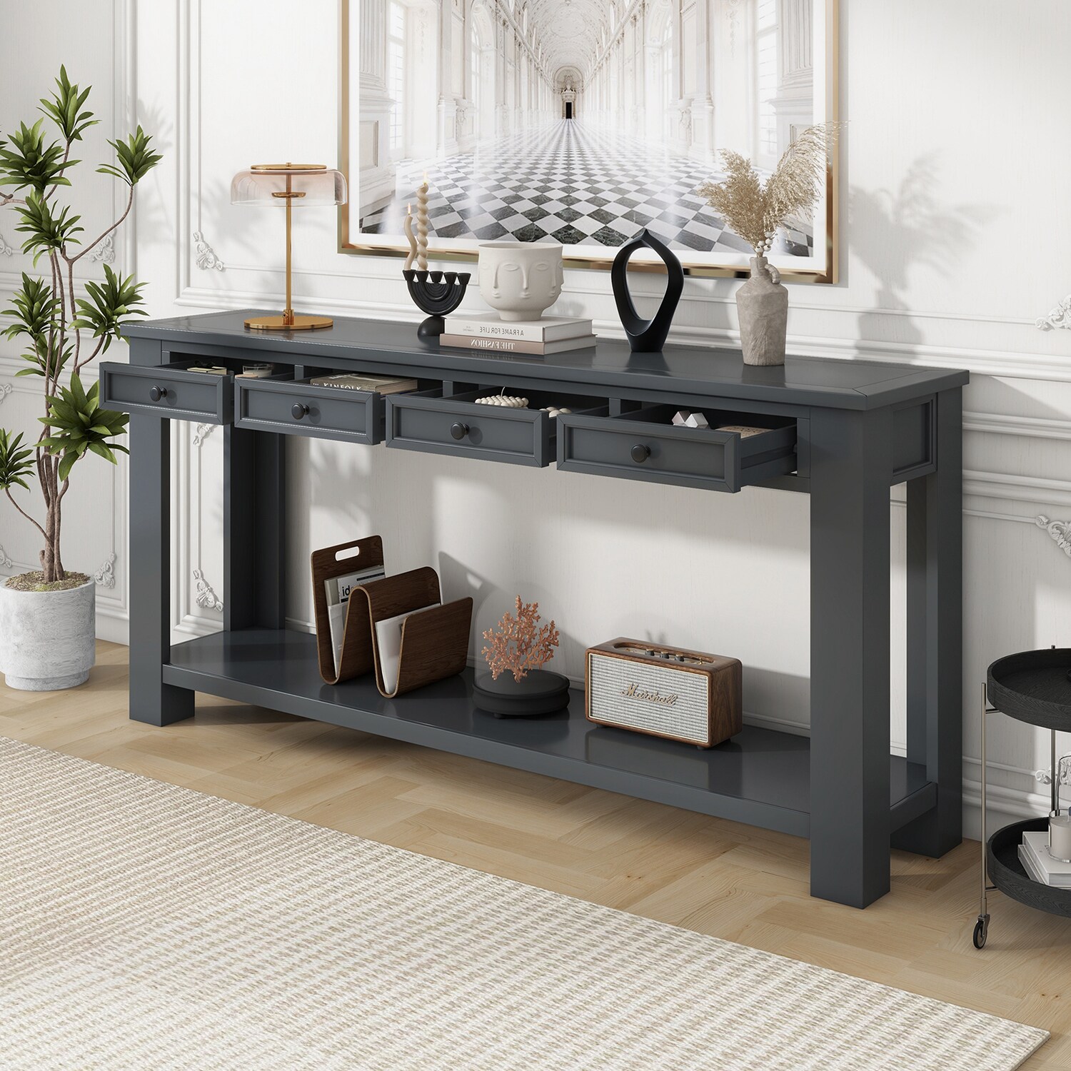 SINOFURN SYA020138GY Console-Sofa-Tables - View #6