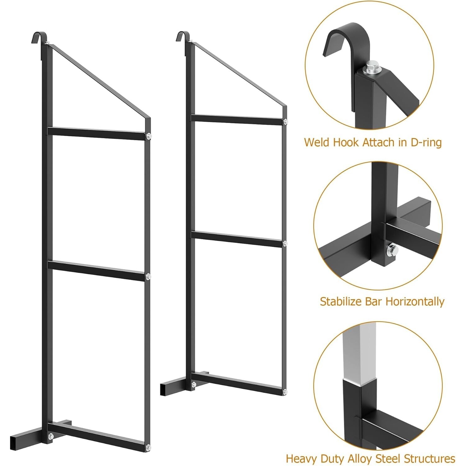 GAOMON CQC-GVPDWQTFO1X Wall-Mounted-Shelving - View #3