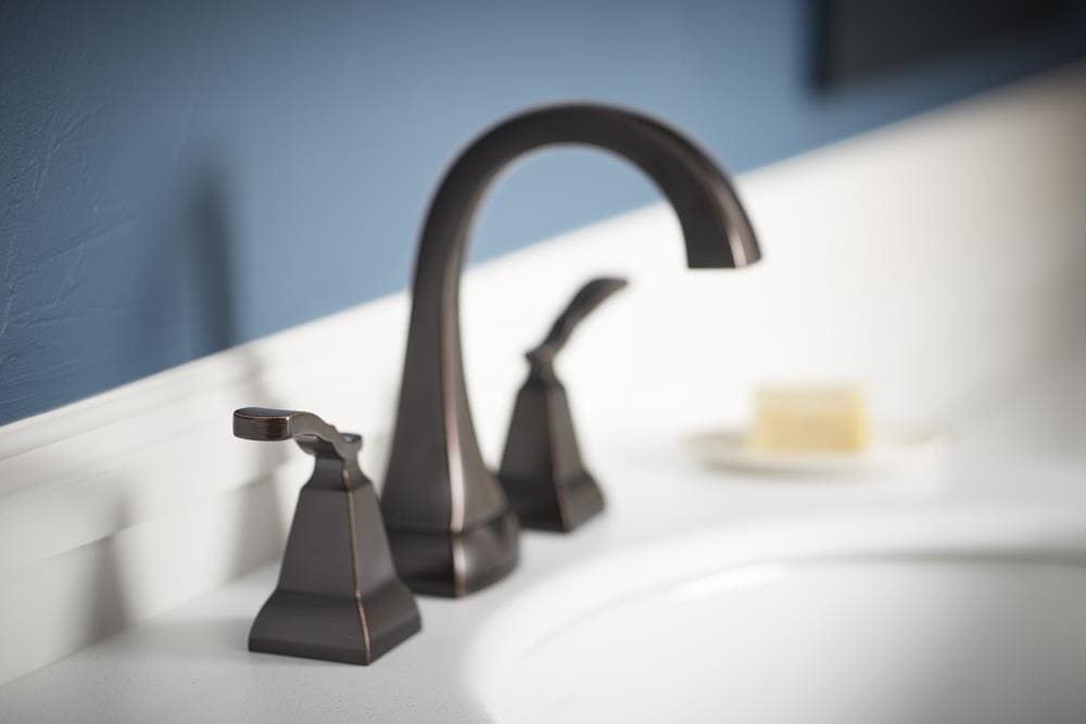 Kohler Ridgeport Oil Rubbed Bronze 2 Handle 4 In Centerset Watersense Bathroom Sink Faucet With 7871