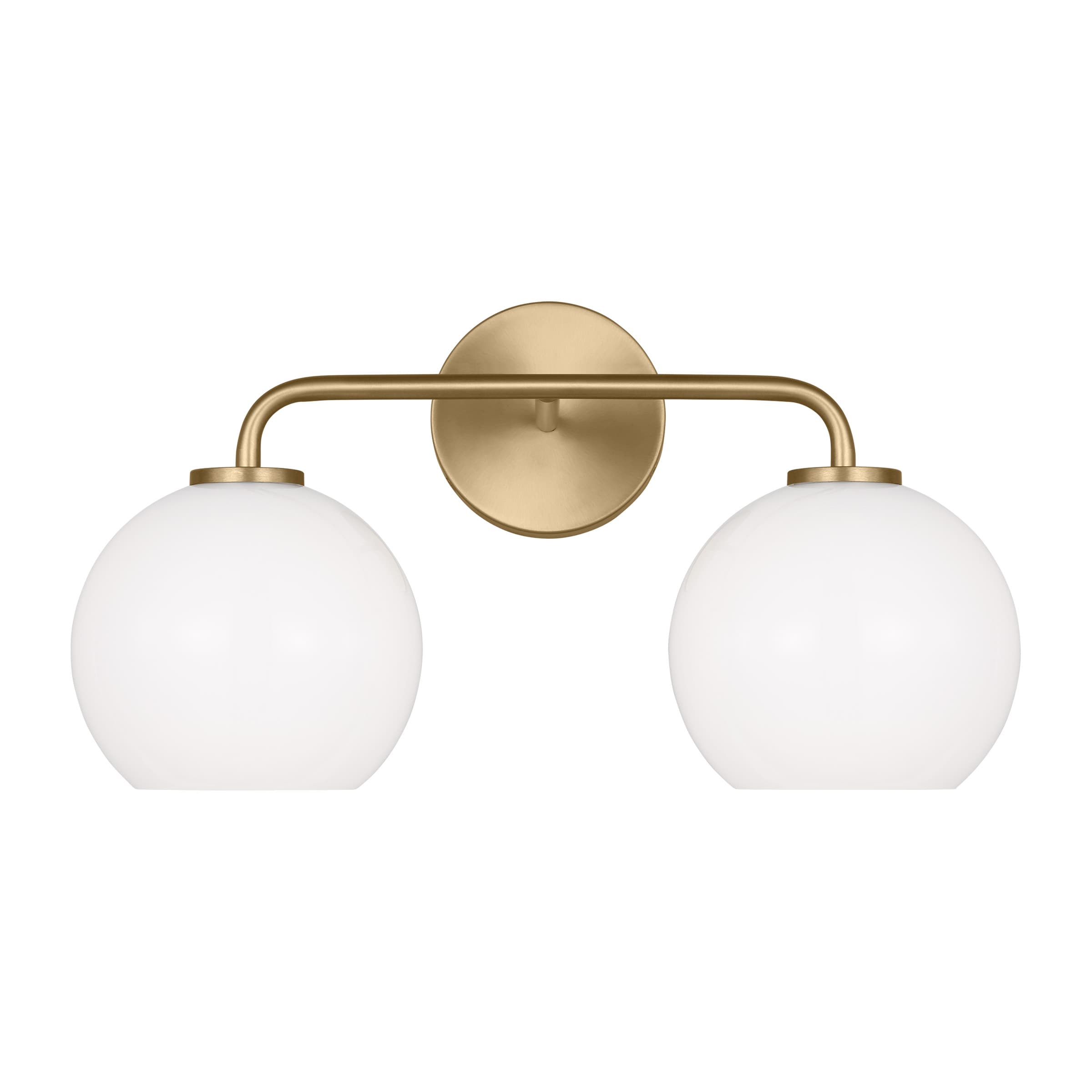 Generation Lighting 4002582-848 Orley 17.5-in 2 -Light Satin Brass Transitional Vanity light