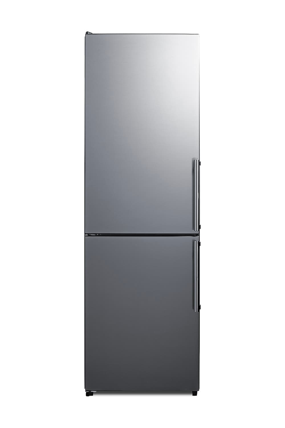 Summit Appliance FFBF235PLLHD 11.5-cu ft Counter-Depth Bottom-Freezer Refrigerator Fingerprint-resistant stainless steel look ) ENERGY STAR Certified