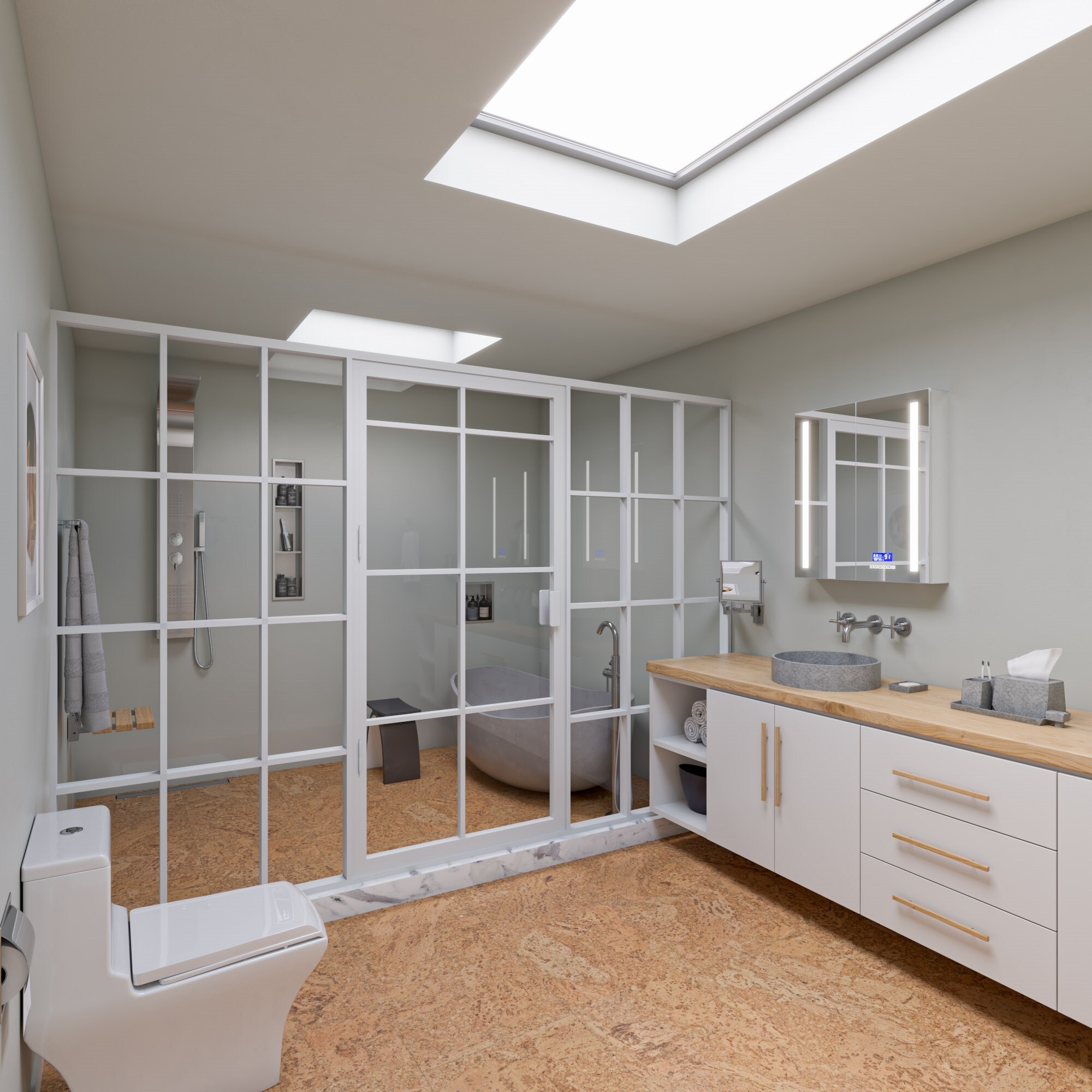 ALFI ABSP20 Showerhead-Bar-Panels - View #9