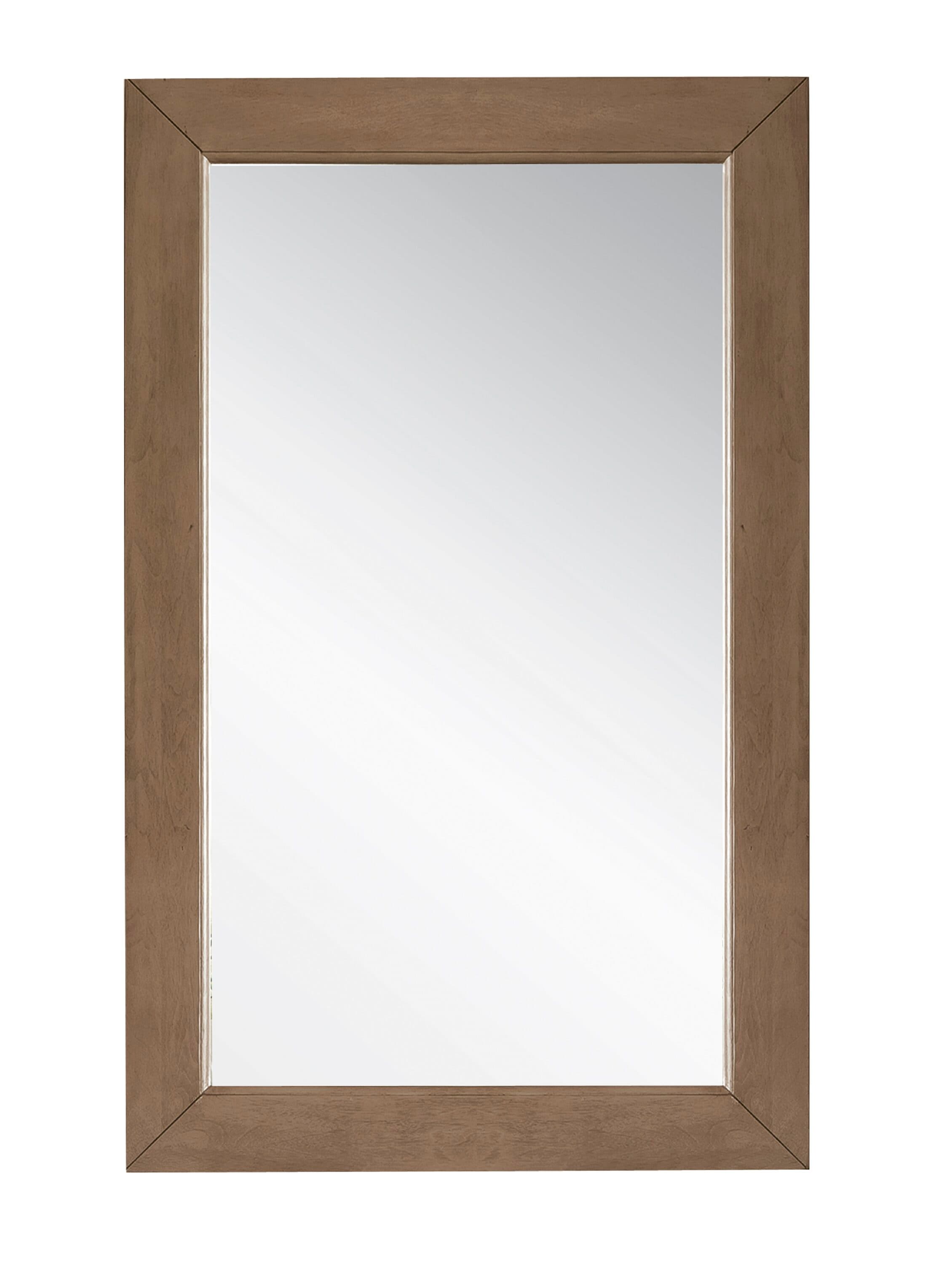 James Martin Vanities 305-M26-WWW Chicago 26-Inches x 42-Inches Beveled Rectangle Bathroom Vanity Mirror ( Whitewashed Walnut )