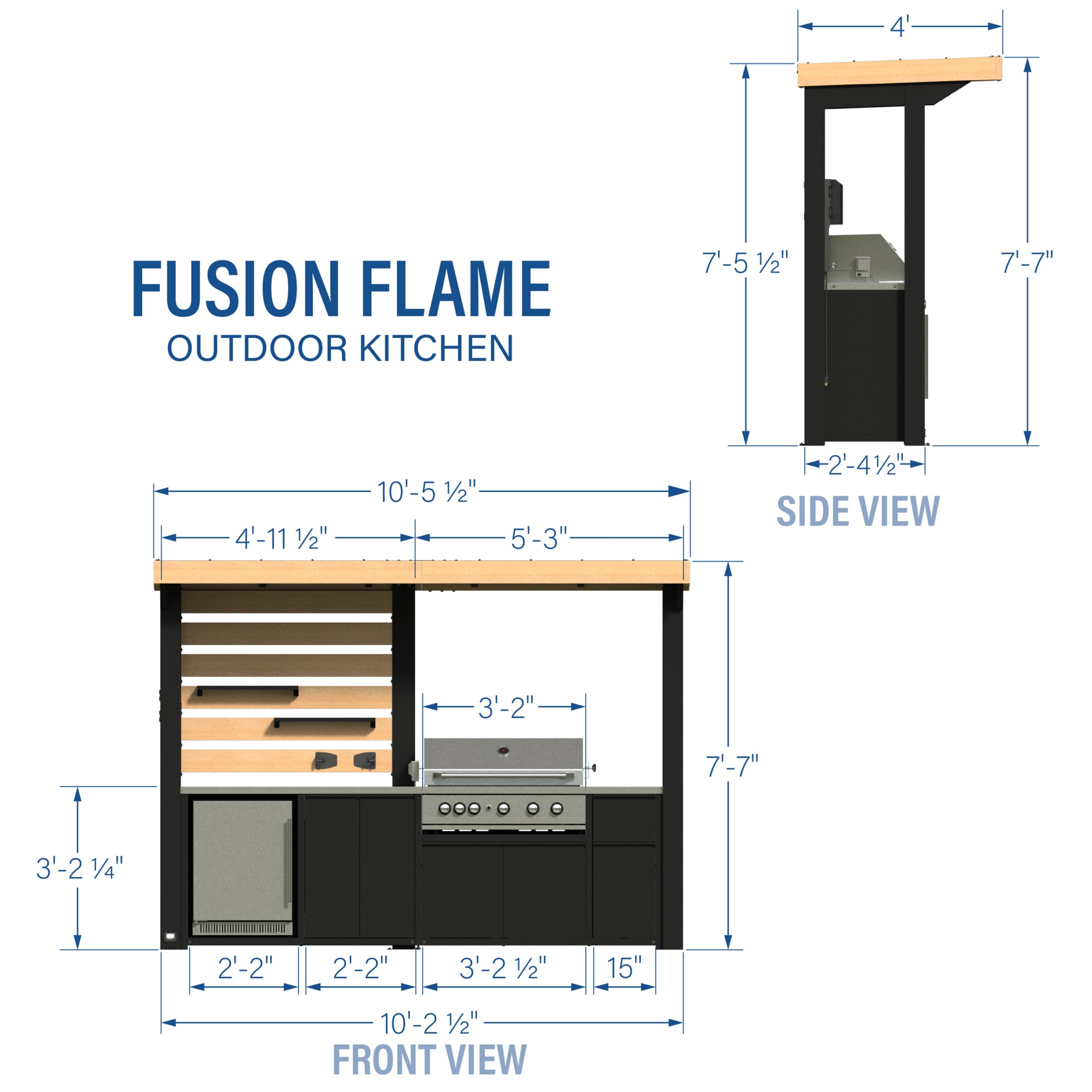 Backyard Discovery 2304079COM Modular-Outdoor-Kitchens - View #3