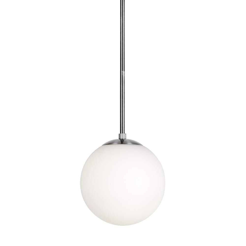 Selene 8.5" Brushed Nickel Mini Globe Pendant Light