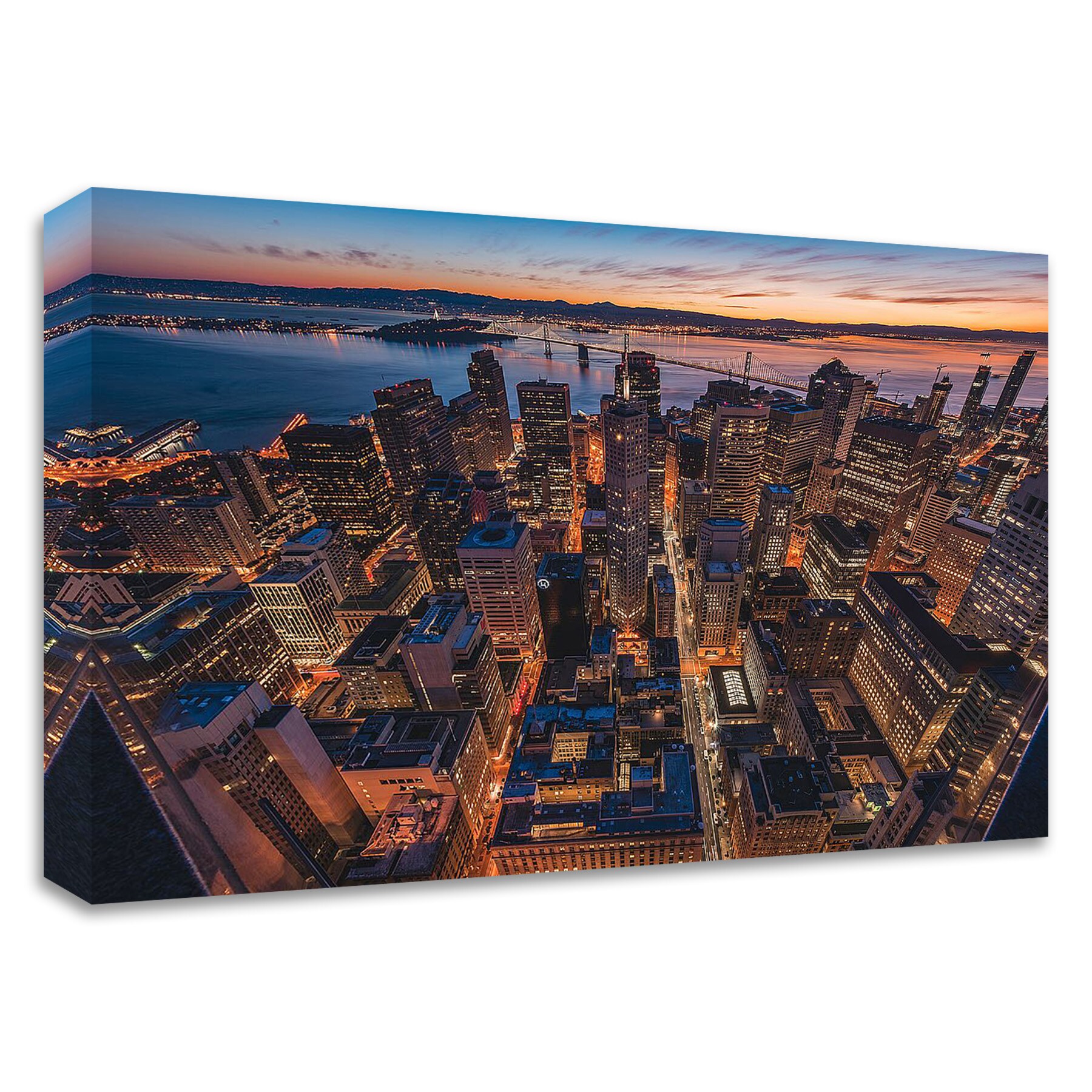 Tangletown Fine Art 8G888DC-2718 Frameless 18-in H x 27-in W Landscape Canvas Print