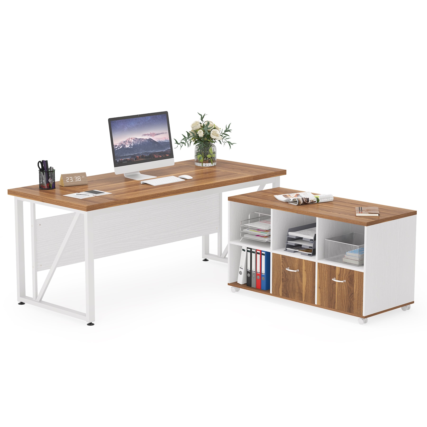 Office Tables Overall Width (Inches) 63