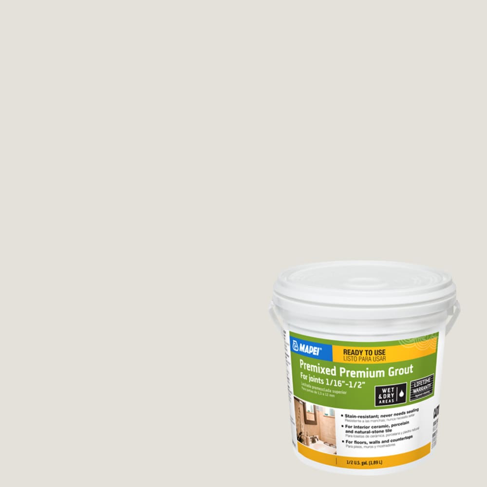 MAPEI 50077 White Sanded Grout (0.5-Gallon (s)