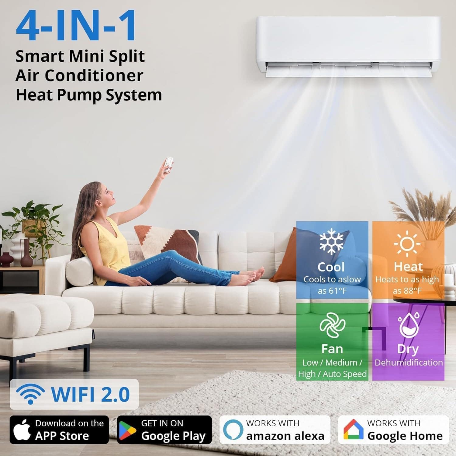 Qeetex 1LSHQQPHO-33V7X7A5 Ductless-Mini-Splits - View #5