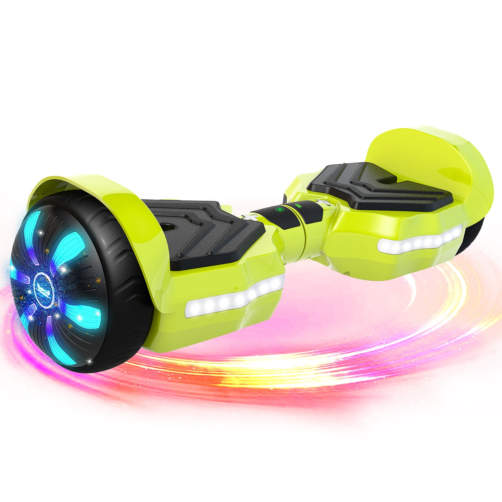 Wildaven MSWK162 24V 24A Electric Scooter with 6.3 In. Wheels In Fluorescent Green