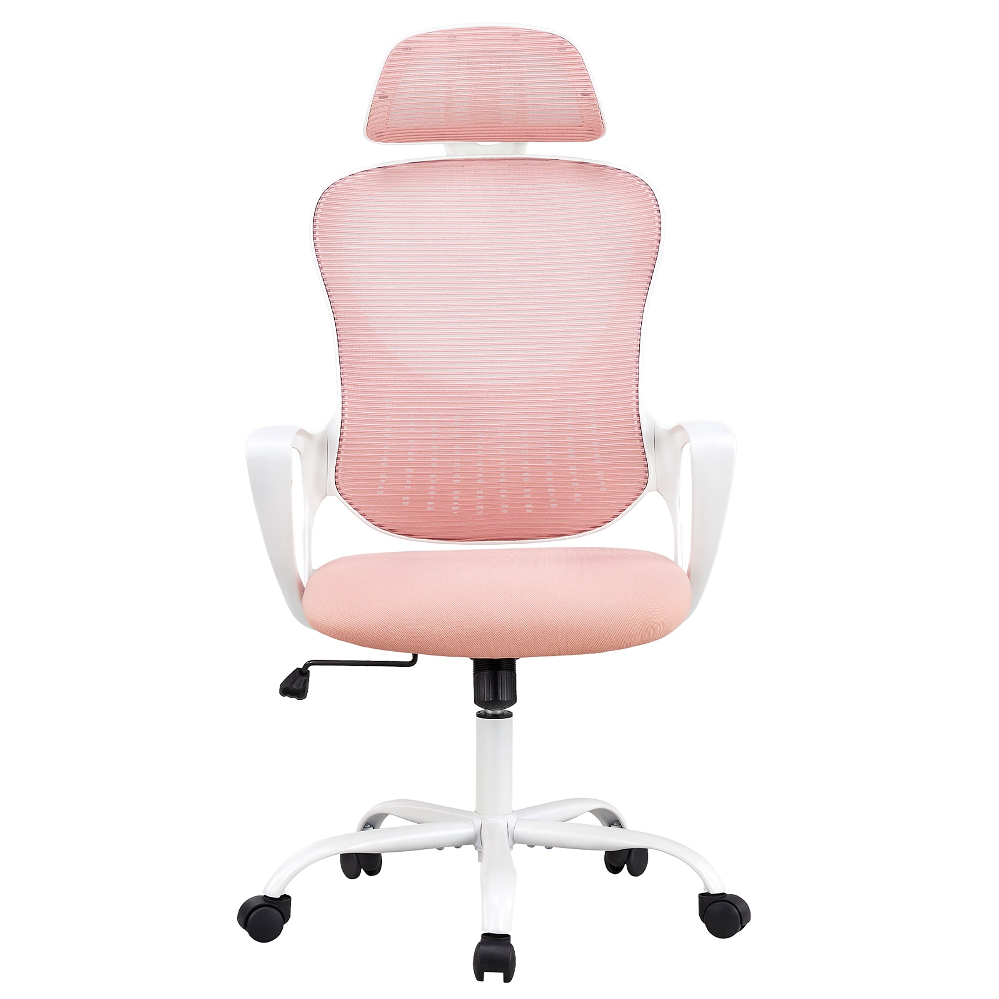 Sumyeg BHF-736YE Ergonomic office chair Pink Contemporary Ergonomic Adjustable Height Swivel Mesh Desk Chair