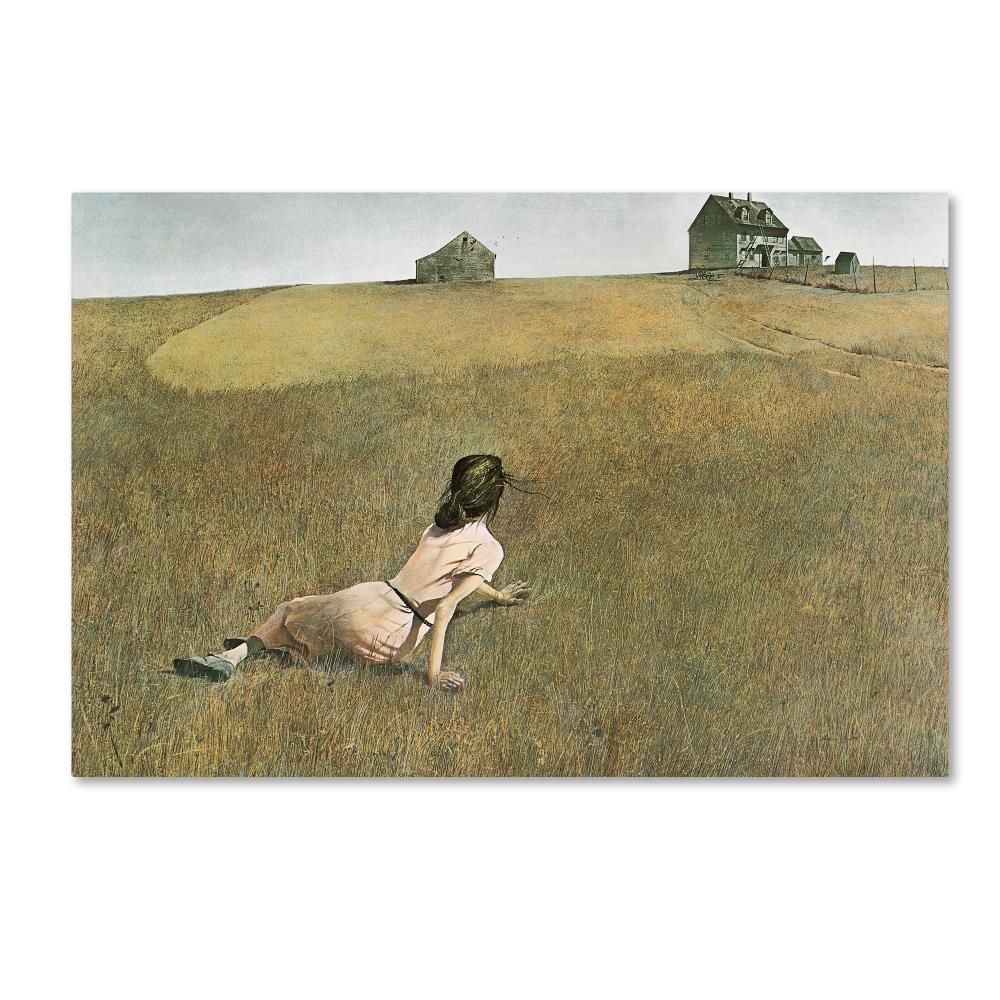 Trademark Fine Art -Andrew Wyeth 'Christina's World' Canvas Art - 22''x32''