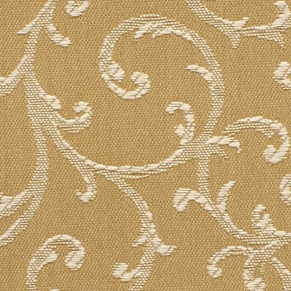 LEVOLOR FSLT000788270 Classic Scroll Dijon Room darkening Polyester Vertical blinds swatch