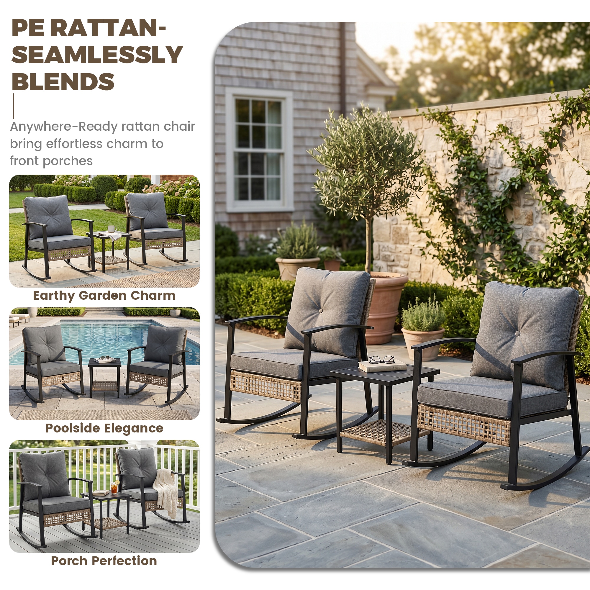Yardgrace BSBCW3001GR1-LSS1 Patio-Conversation-Sets - View #7