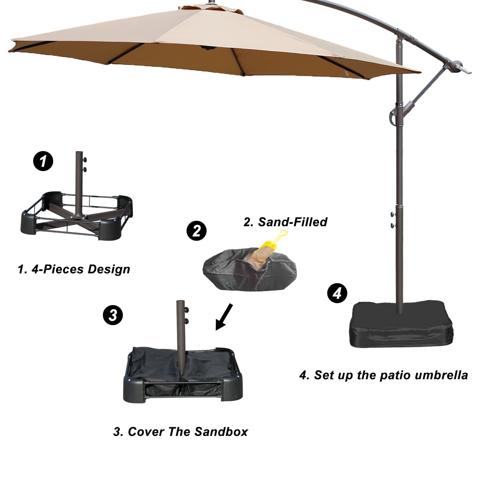 Aoodor A047-PKIBN Umbrellas-2 - View #7