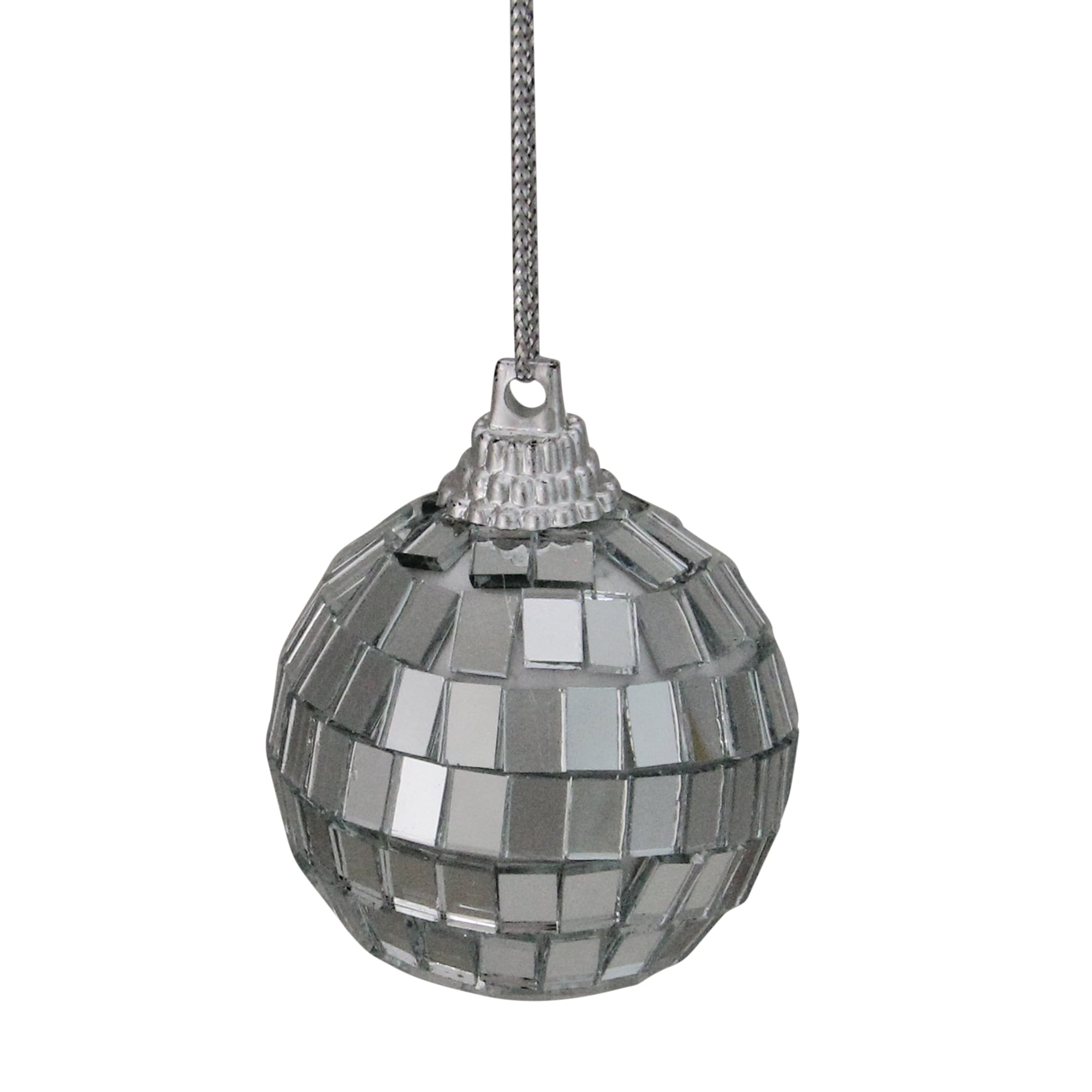 Northlight 31756466 9 -Pack Silver Ball Standard Indoor Ornament set Shatterproof