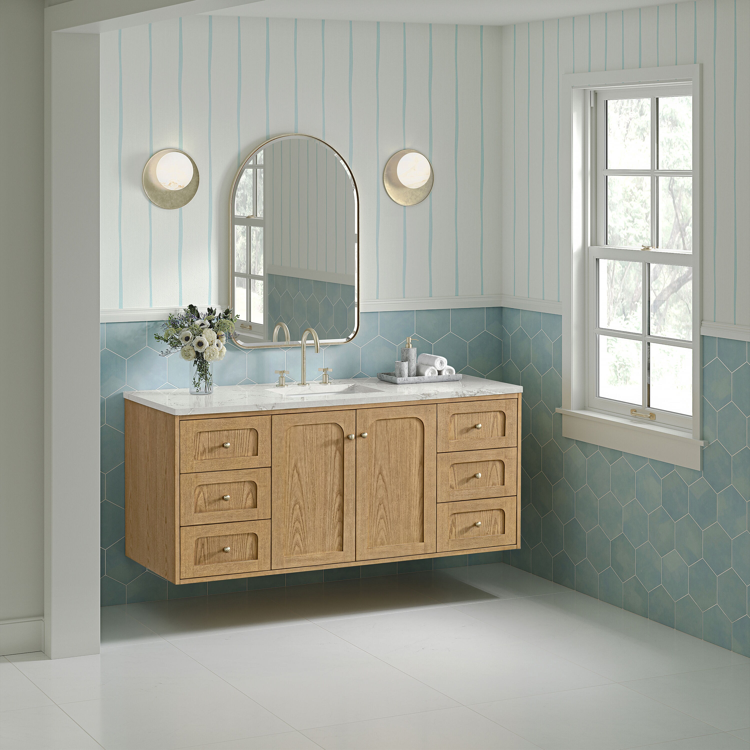 James Martin Vanities 545-V60S-LNO-3VSL Bath-Vanity-Combo - View #6