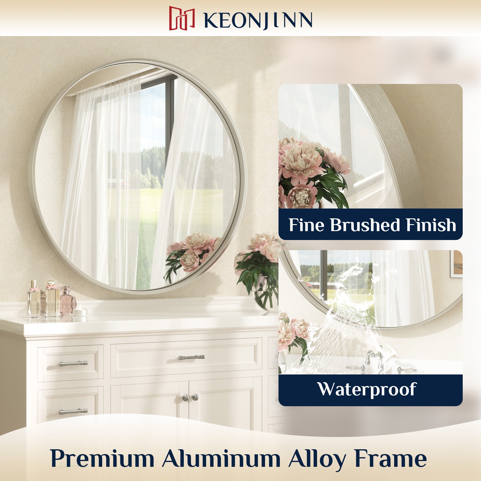 Keonjinn LW-JZ-YXJSK-R90SI Decor-Mirrors - View #5