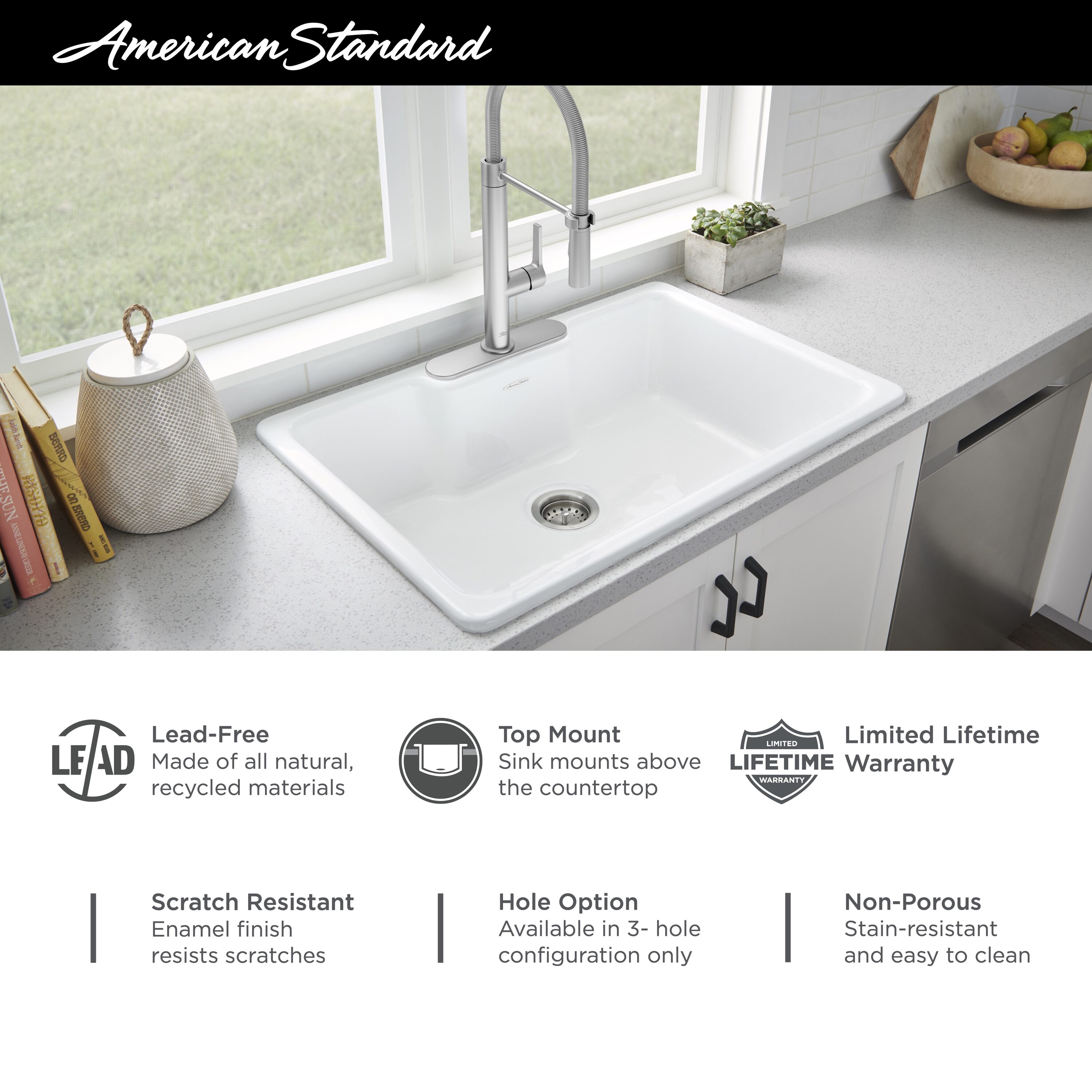 American Standard 77SB33223.308 Kitchen-Sinks - View #6