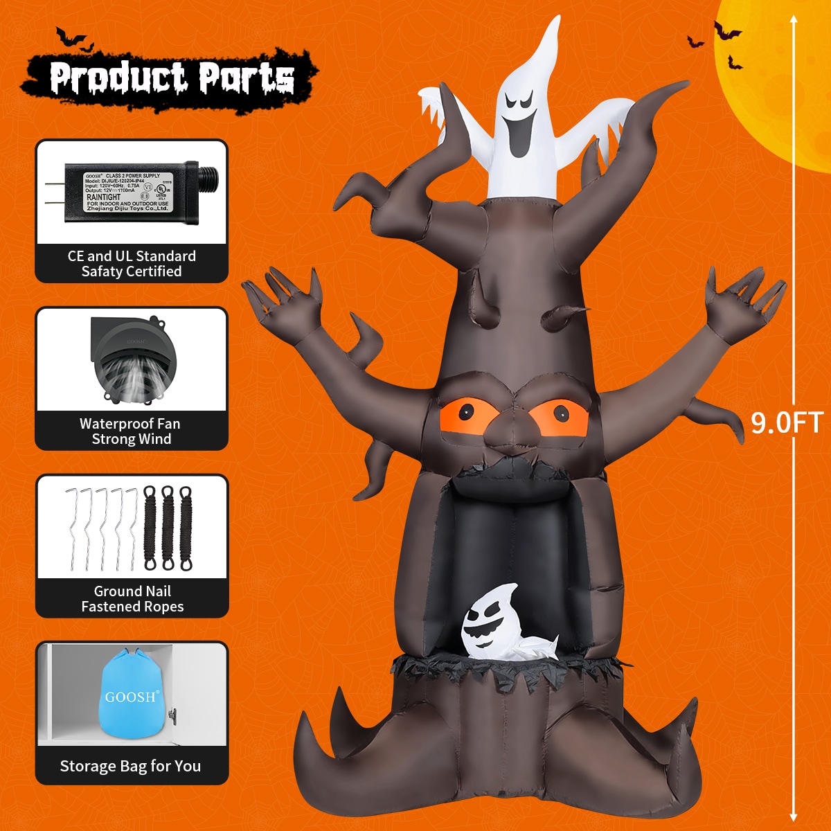 GOOSH DJ-WS-69463 Outdoor-Halloween-Decor - View #6