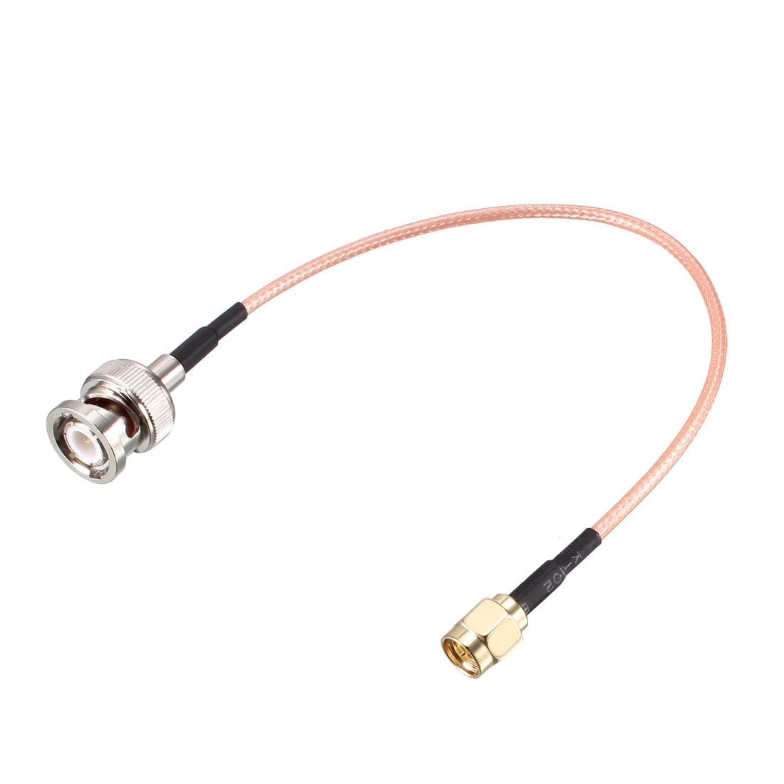 Unique Bargains RG316 Coaxial Cable with BNC Male to SMA Male Connectors 50 Ohm 0.66 Ft